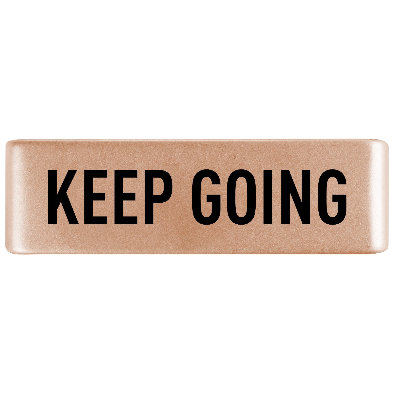Keep Going Badge Badge 19mm Rose Gold ROAD iD