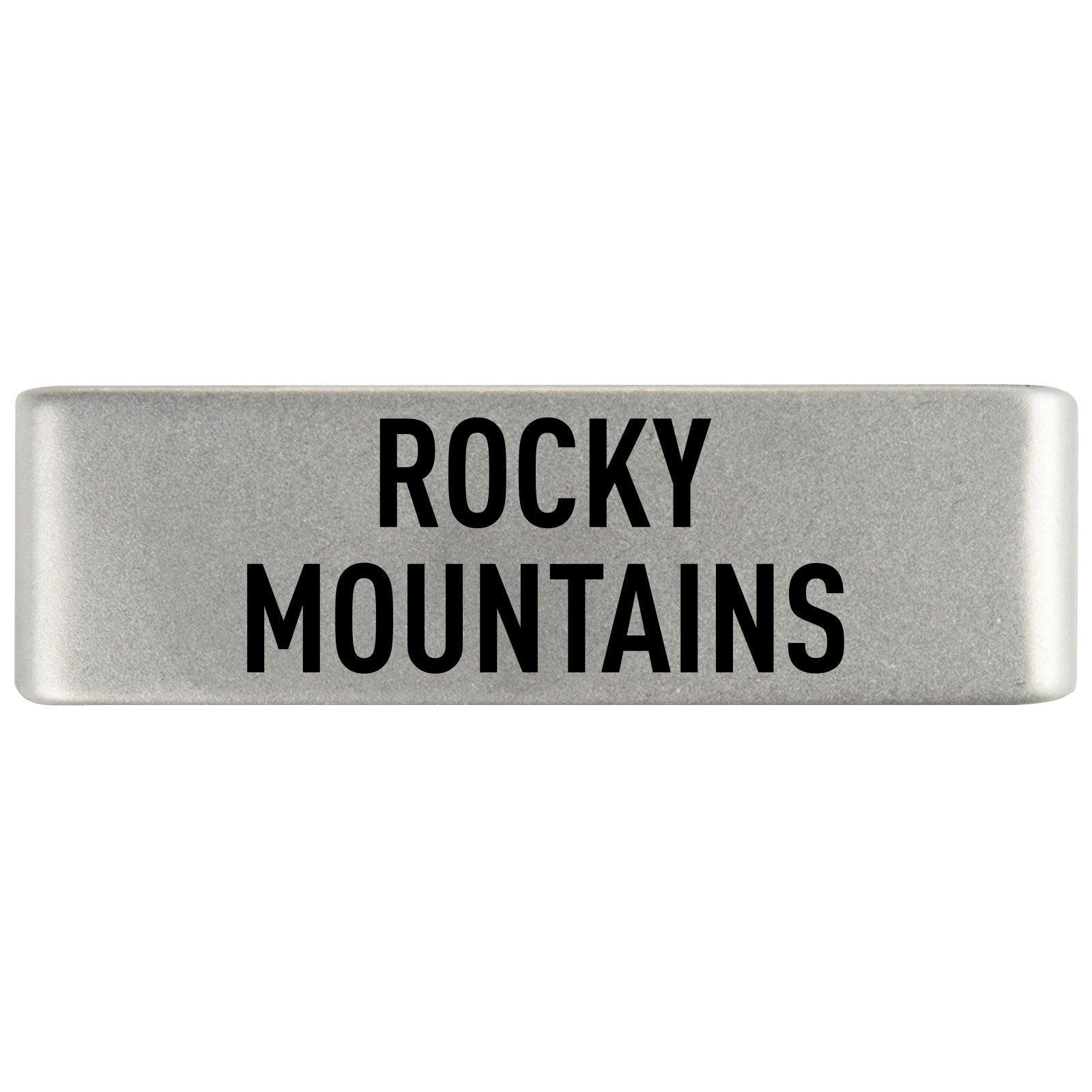 Rocky Mountains Badge Badge 19mm Slate ROAD iD