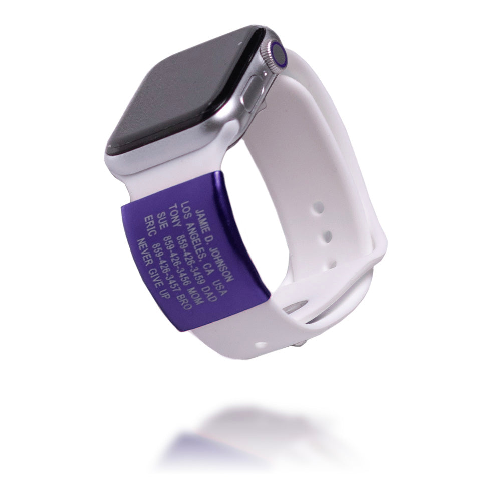 Limited Edition Amethyst Apple Watch ID - With Profile ID  - ROAD iD