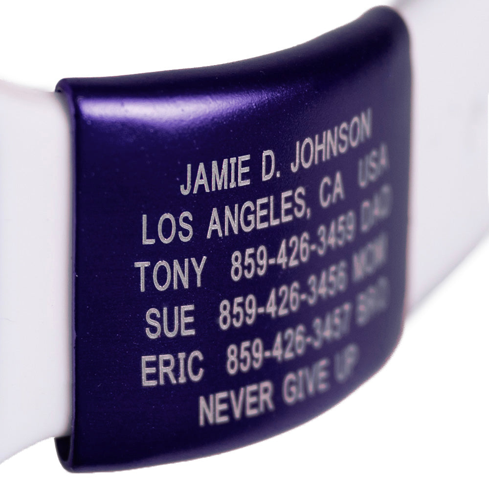 Limited Edition Amethyst Apple Watch ID - With Profile ID  - ROAD iD