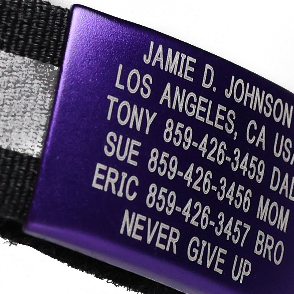 Limited Edition Amethyst Shoe ID - With Profile ID  - ROAD iD
