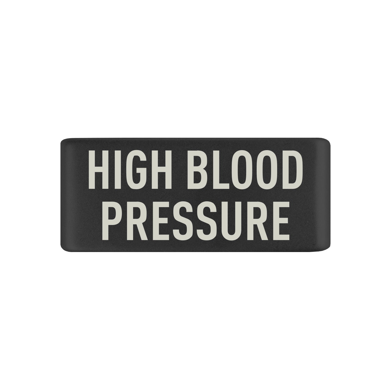 High Blood Pressure Badge Badge 13mm Graphite ROAD iD