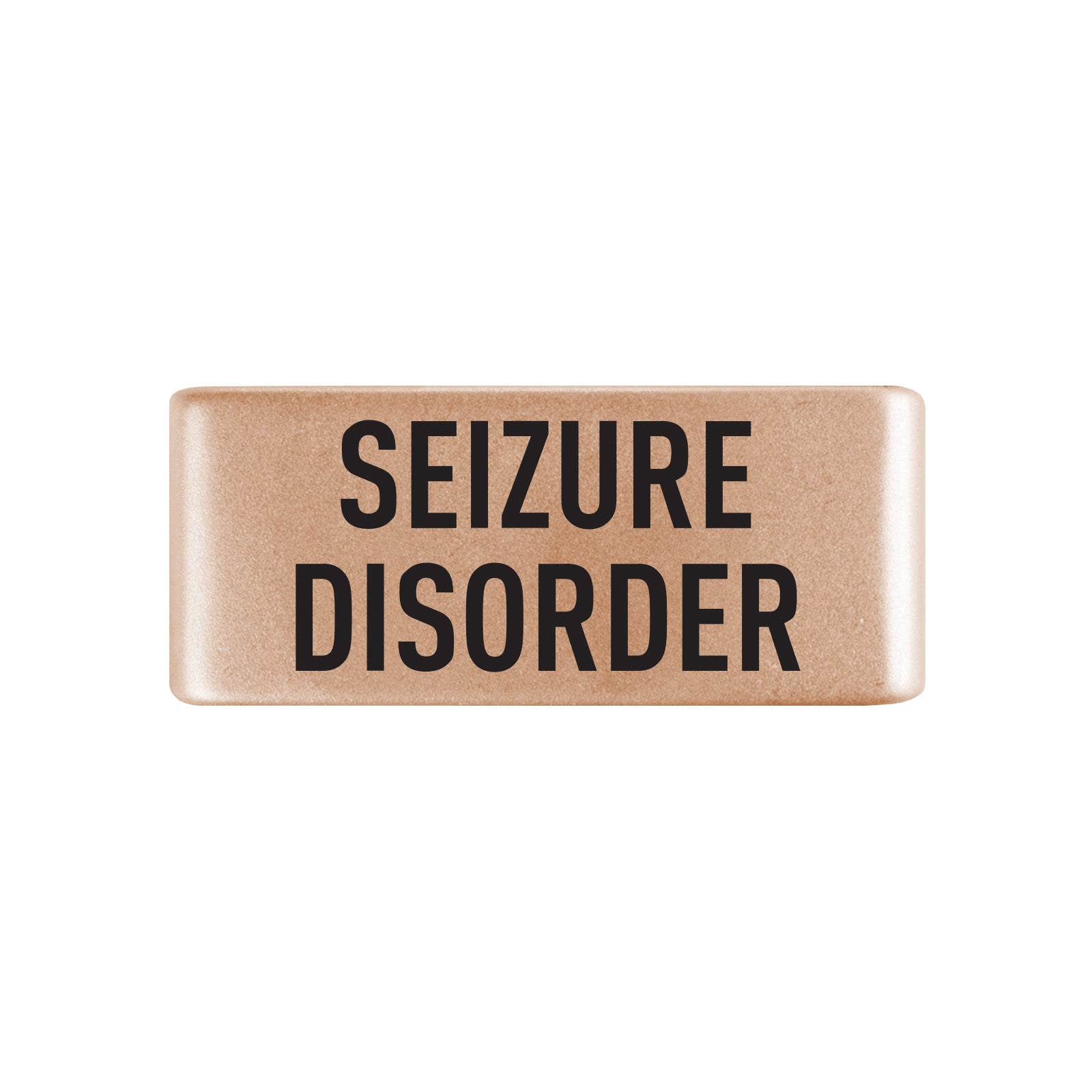 Seizure Disorder Badge Badge 13mm Rose Gold ROAD iD