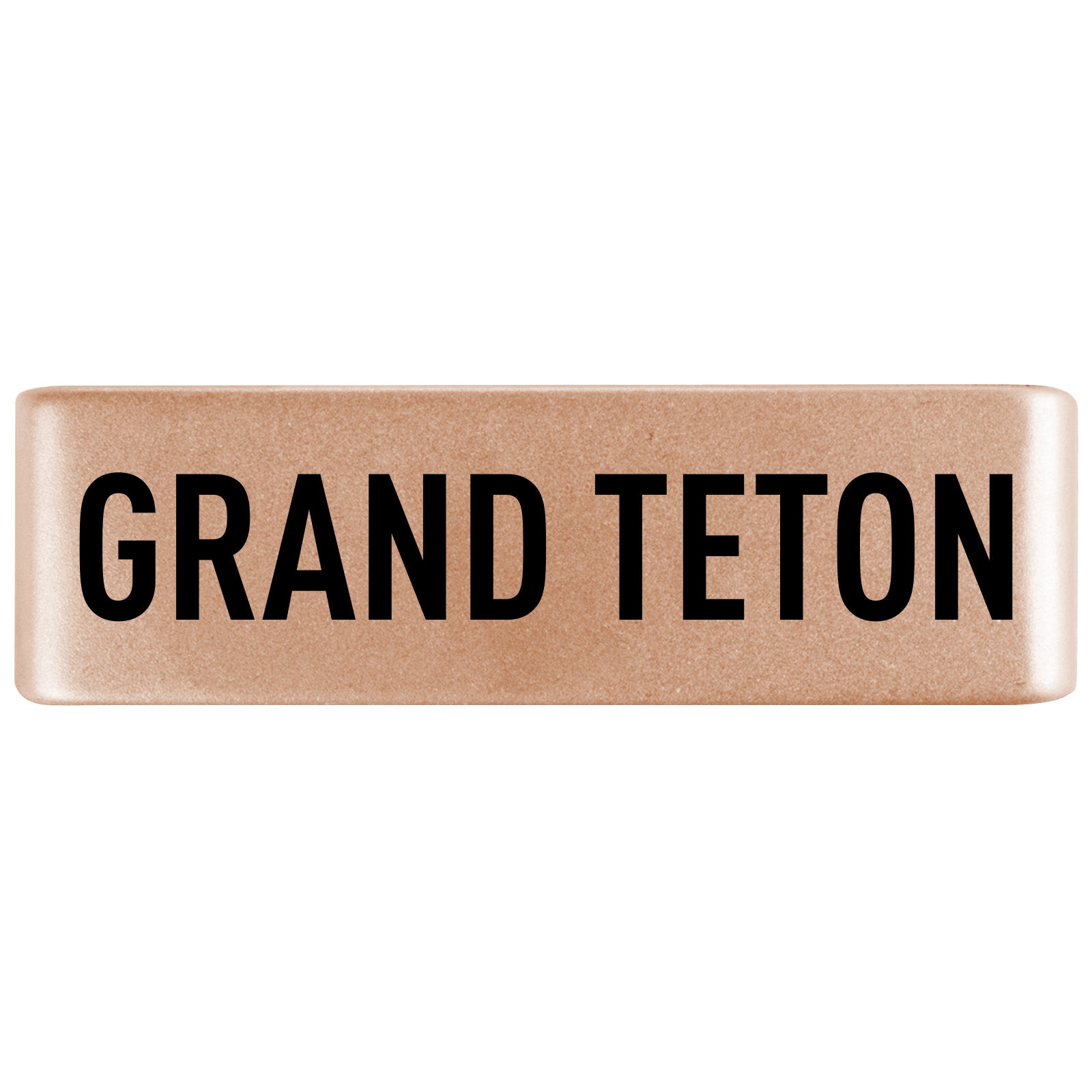 Grand Teton Badge Badge 19mm Rose Gold ROAD iD