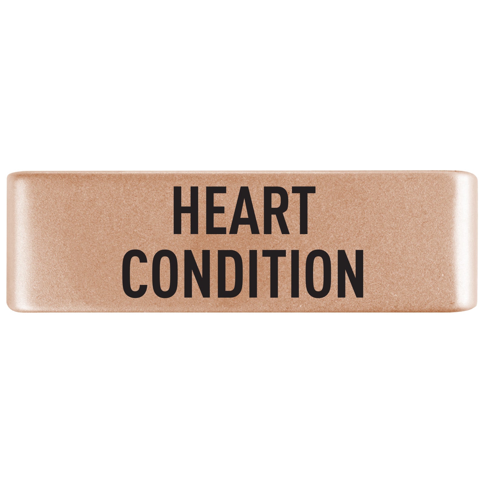 Heart Condition Badge Badge 19mm Rose Gold ROAD iD