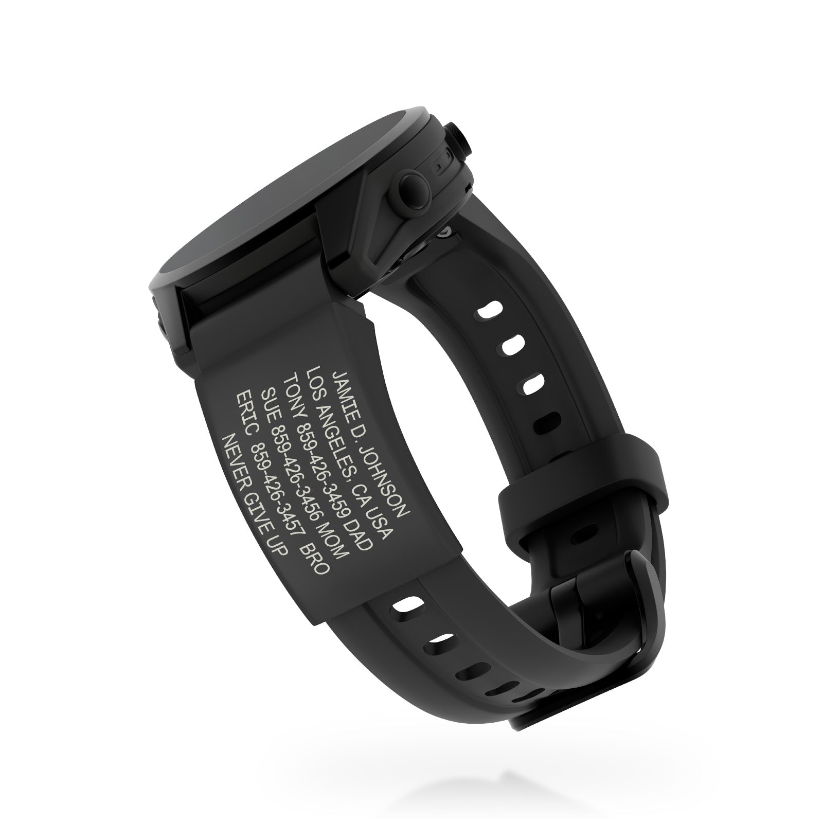 Garmin Watch ID With Profile ID Graphite Quick Fit | 20mm ROAD iD