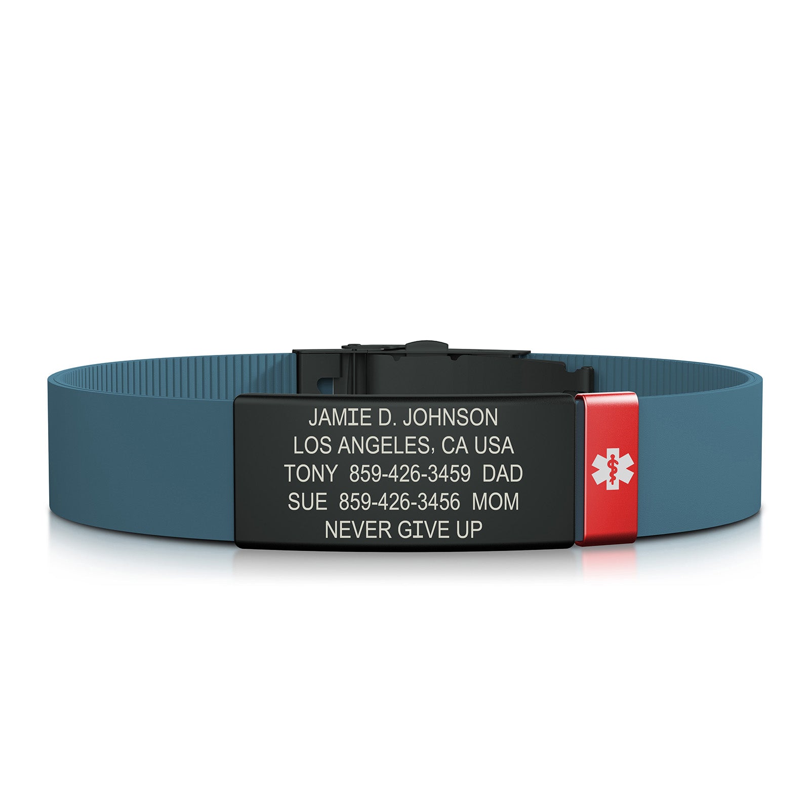 Elite Medical ID ID 13mm Graphite-Ember Classic | Altitude ROAD iD