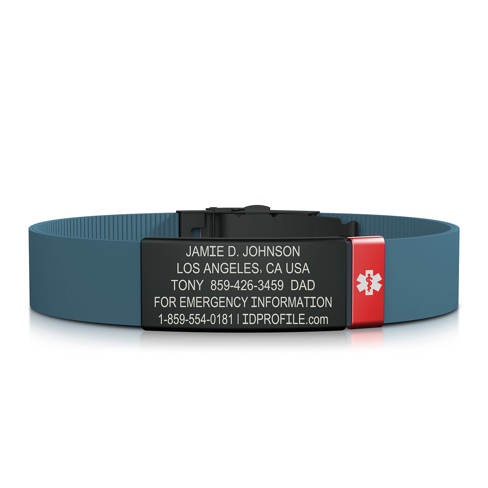 Elite Medical ID - With iD Profile - 13mm / Graphite-Graphite / Classic | Altitude Blue