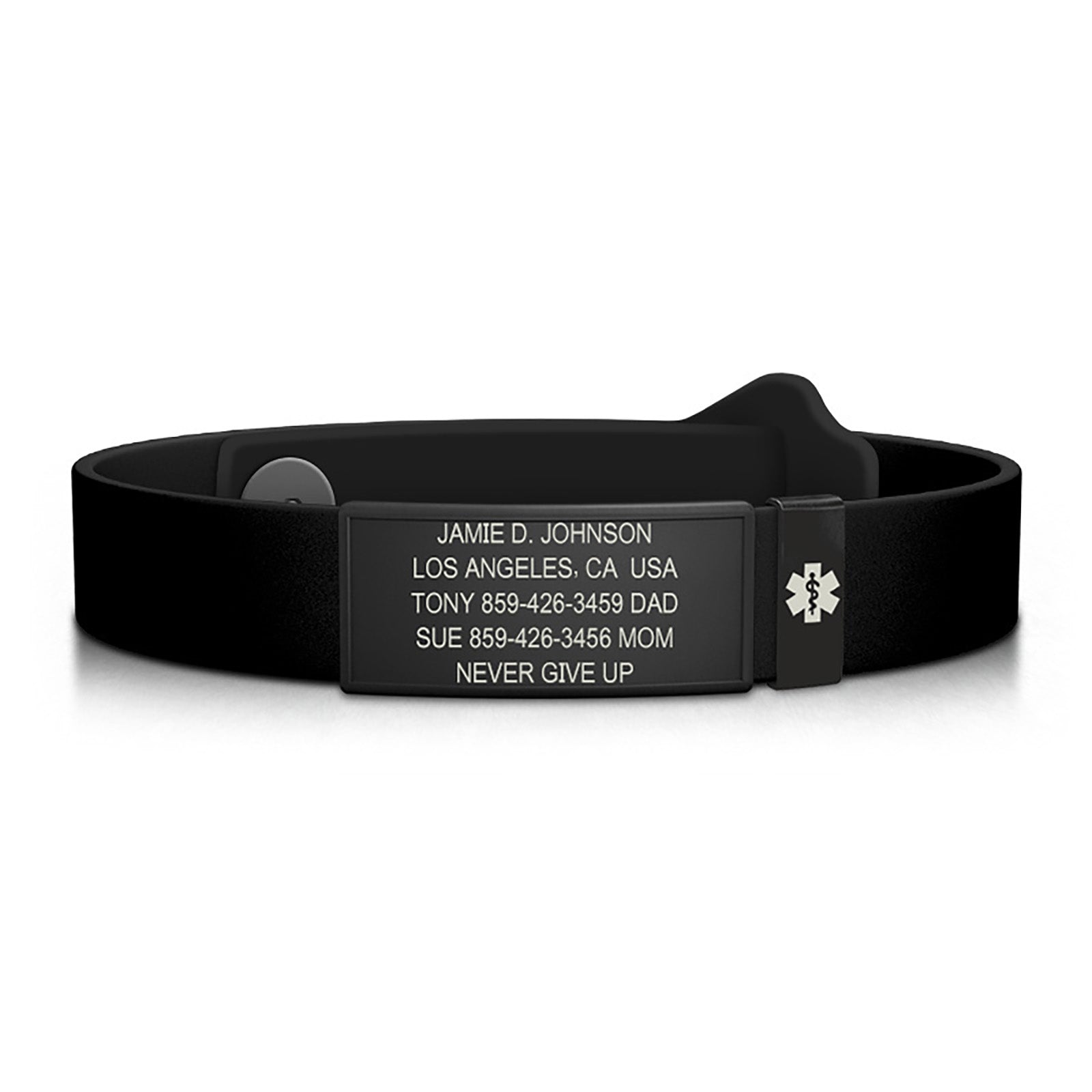Kidsafe Medical ID ID Graphite-Graphite Classic | Black ROAD iD