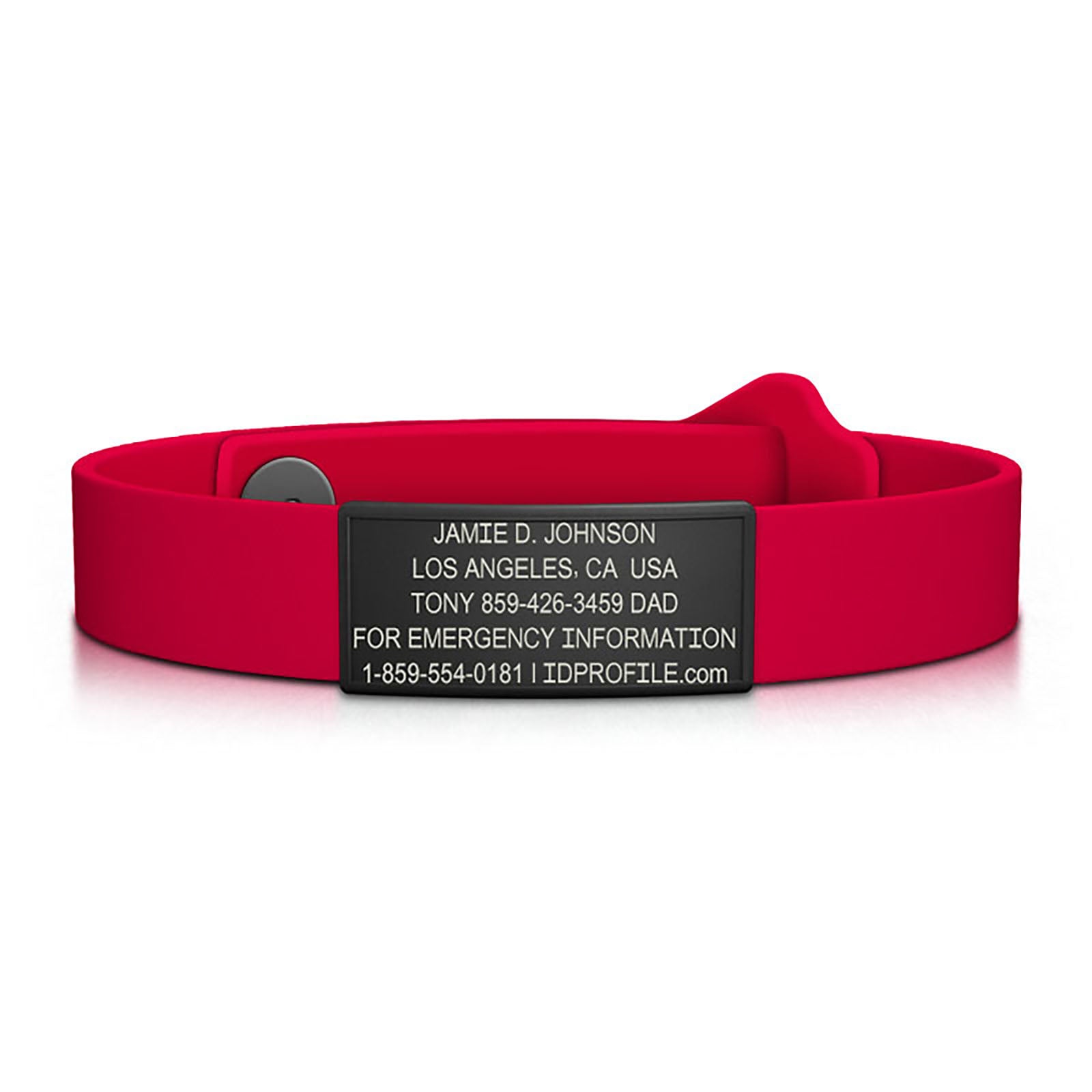 Kidsafe ID - With iD Profile ID Graphite Classic | Red ROAD iD