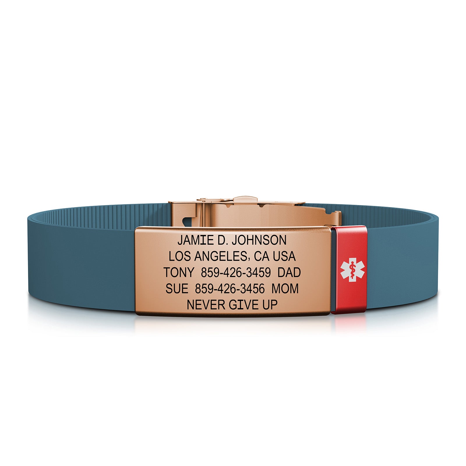 Elite Medical ID - 13mm / Rose Gold-Ember / Classic | Altitude