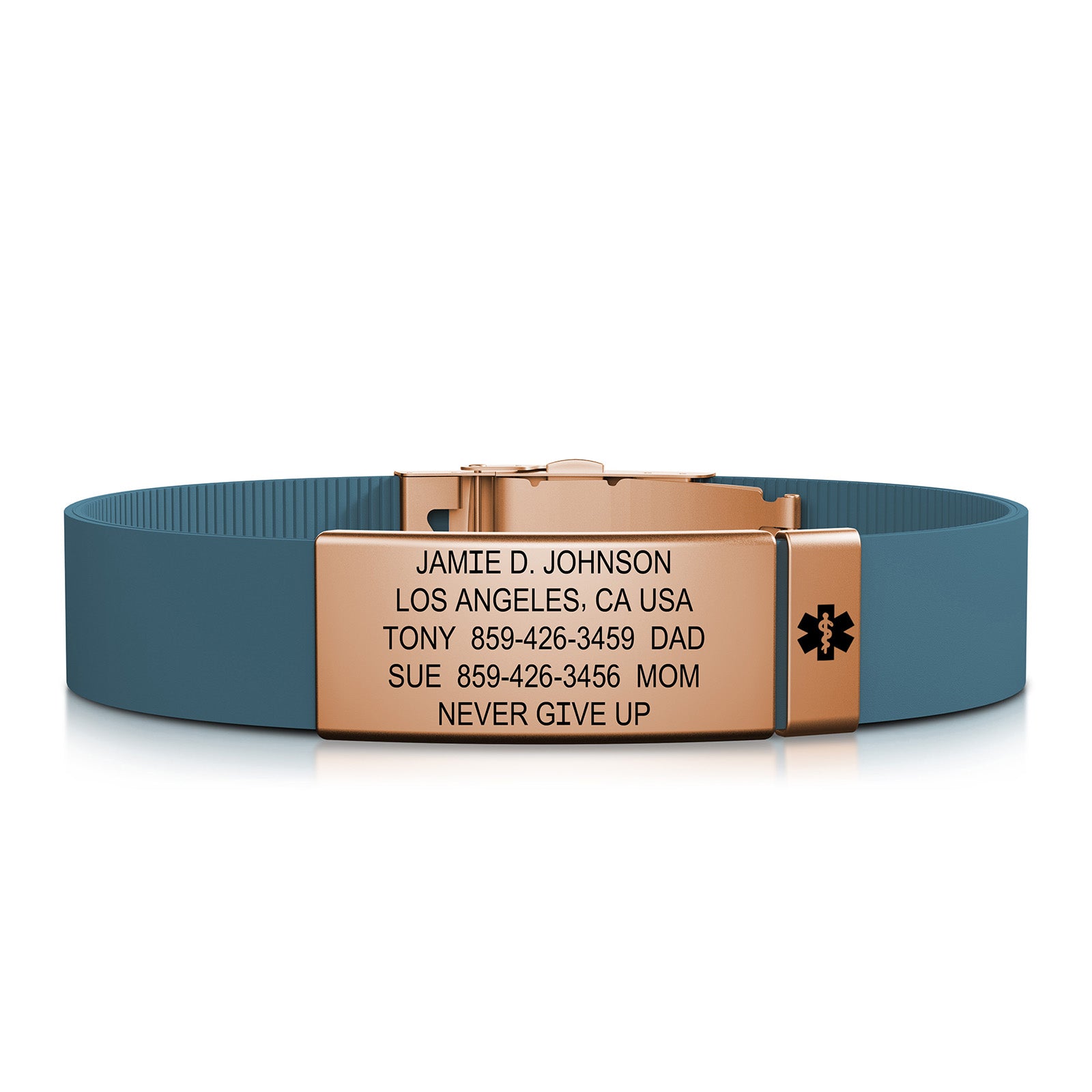 Elite Medical ID - 13mm / Rose Gold-Rose Gold / Classic | Altitude
