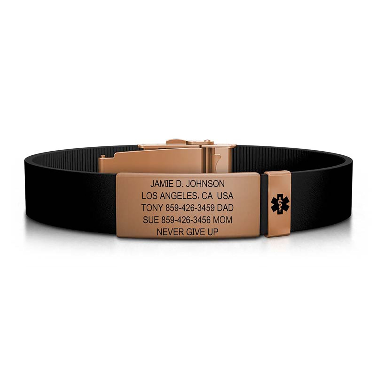 13mm / Rose Gold-Rose Gold / Classic | Black