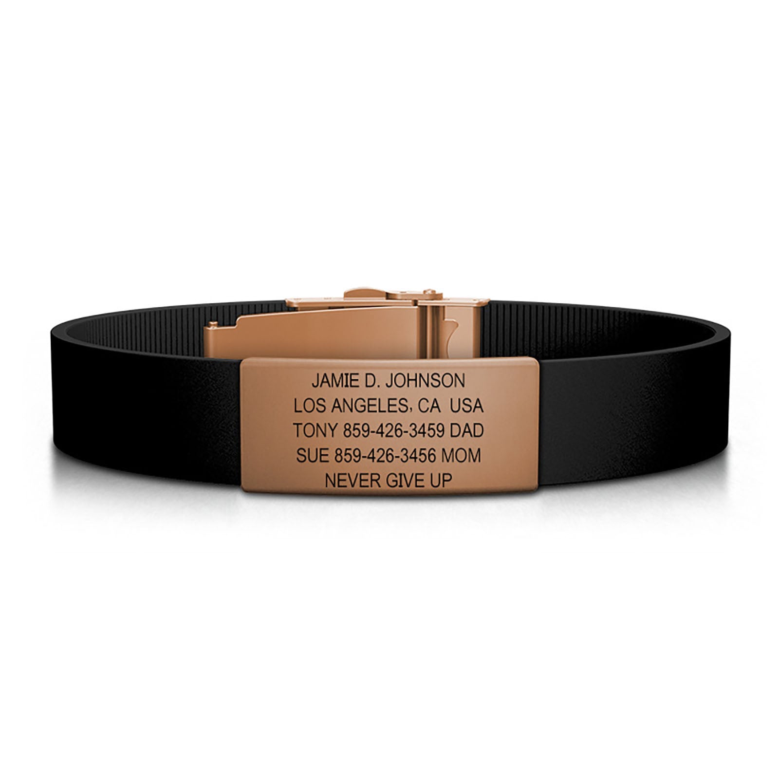 13mm / Rose Gold / Classic | Black