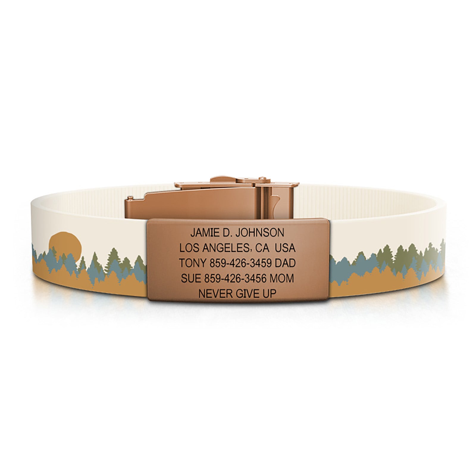 Elite ID - With iD Profile ID 13mm Rose Gold Limited | Pine Forest ROAD iD