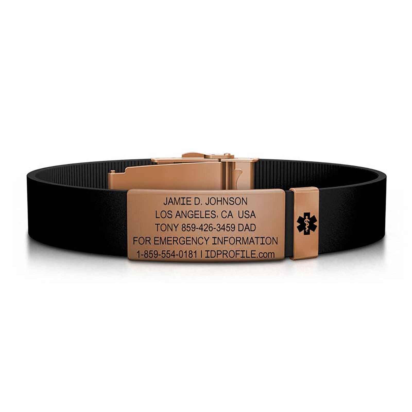 13mm / Rose Gold-Rose Gold / Classic | Black