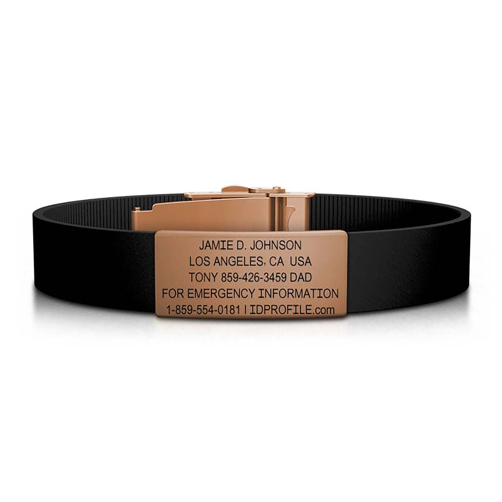 13mm / Rose Gold / Classic | Black