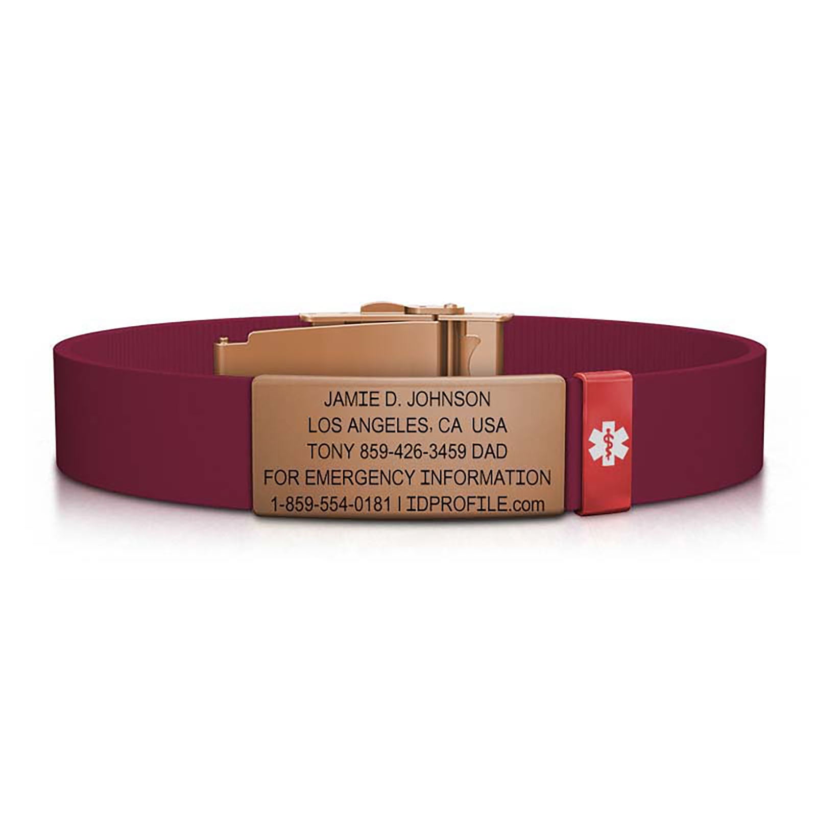 13mm / Rose Gold-Ember / Classic | Merlot