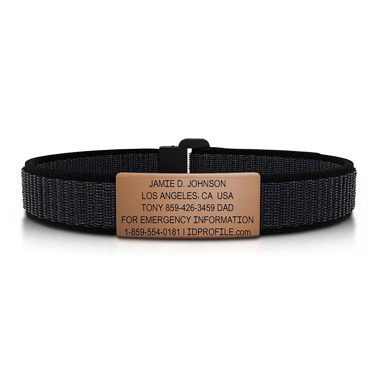 Nylon Loop ID - ML - With iD Profile ID 13mm Rose Gold Classic | Cosmic ROAD iD