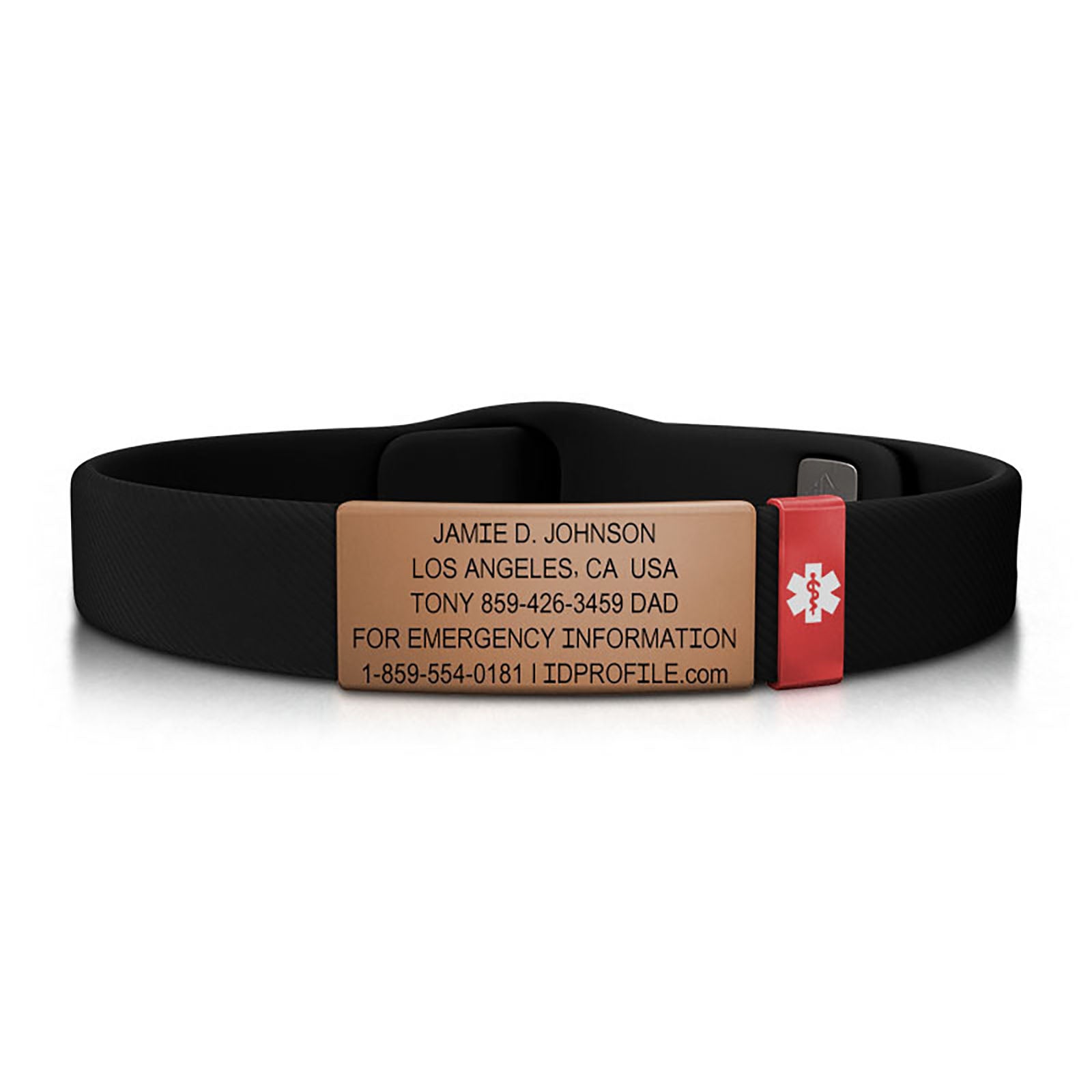 13mm / Rose Gold-Ember / Classic | Black