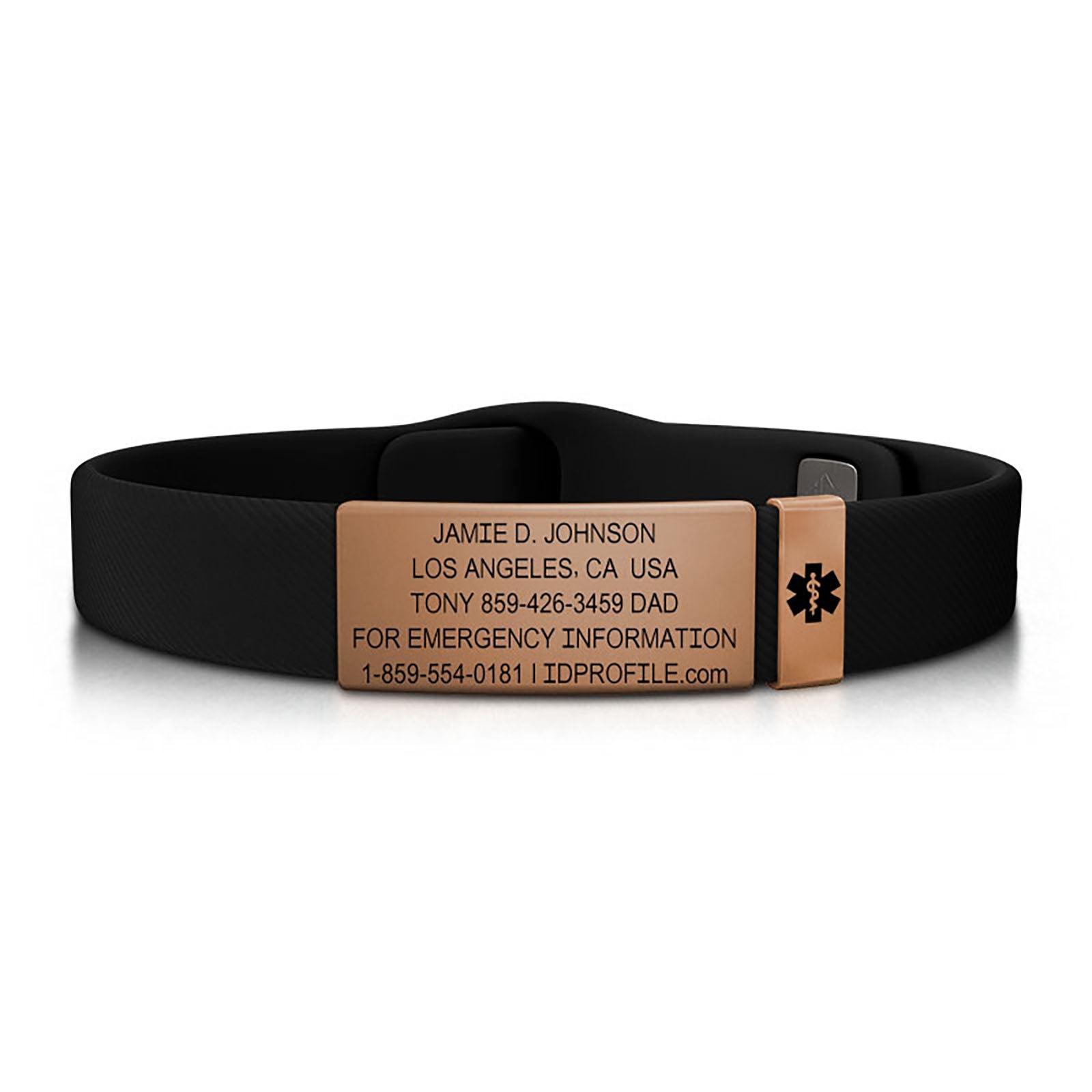 13mm / Rose Gold-Rose Gold / Classic | Black