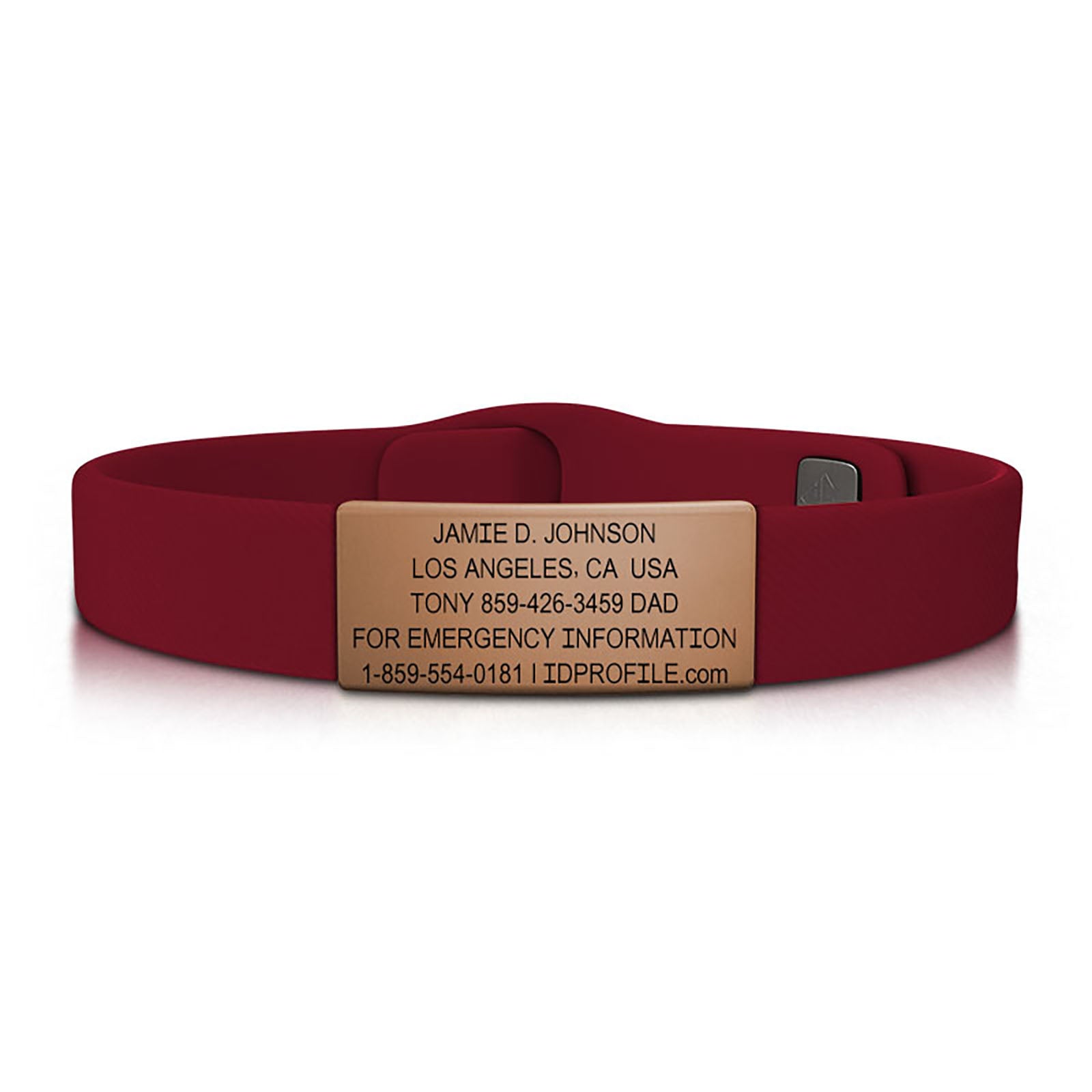 13mm / Rose Gold / Classic | Merlot