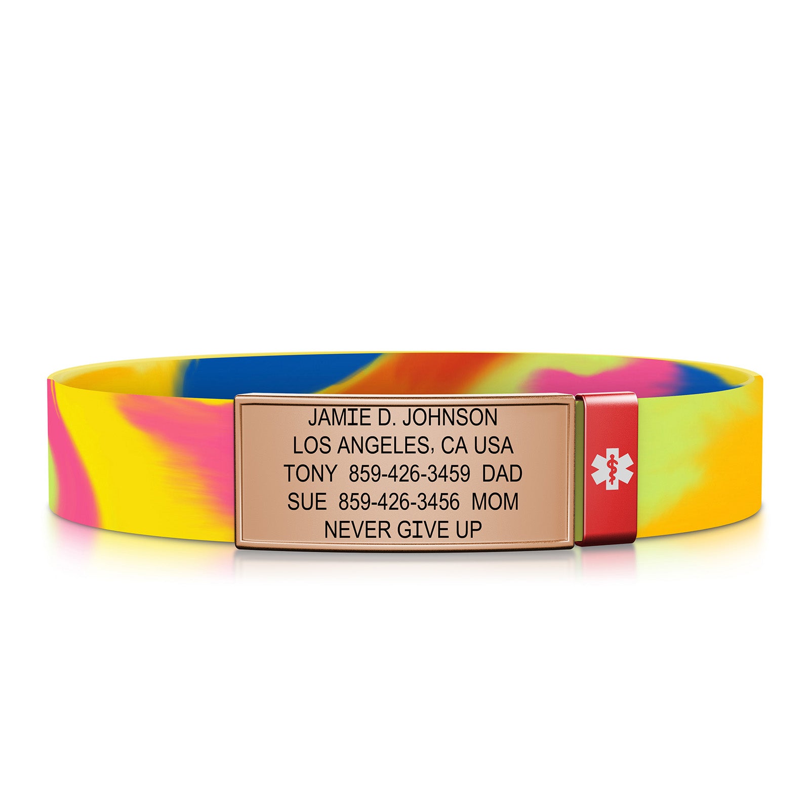 Medical Stretch ID - Women's - Rose Gold-Ember / Classic | Tie Dye