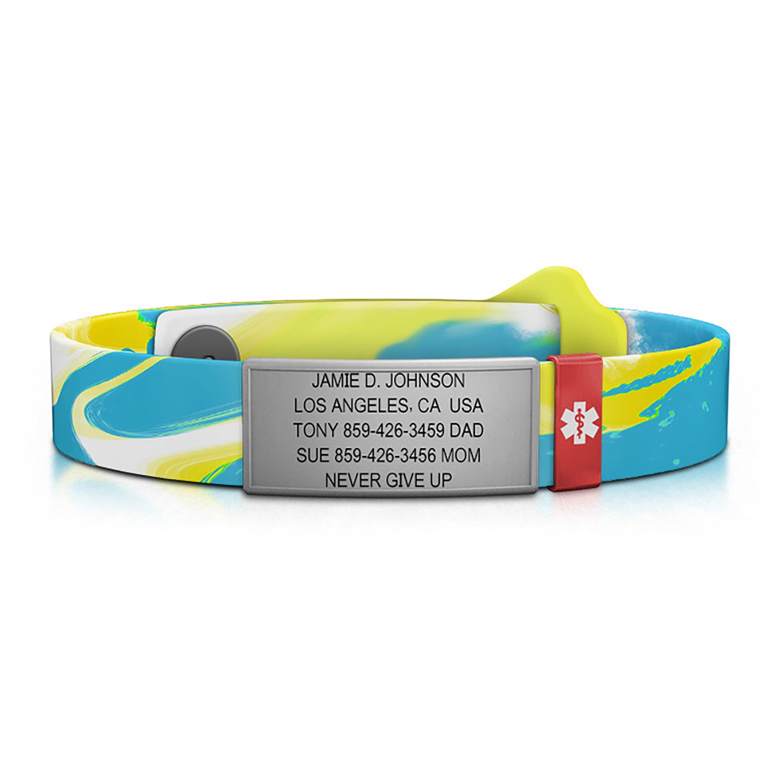 Kidsafe Medical ID ID Slate-Ember Classic | Sand Castle ROAD iD