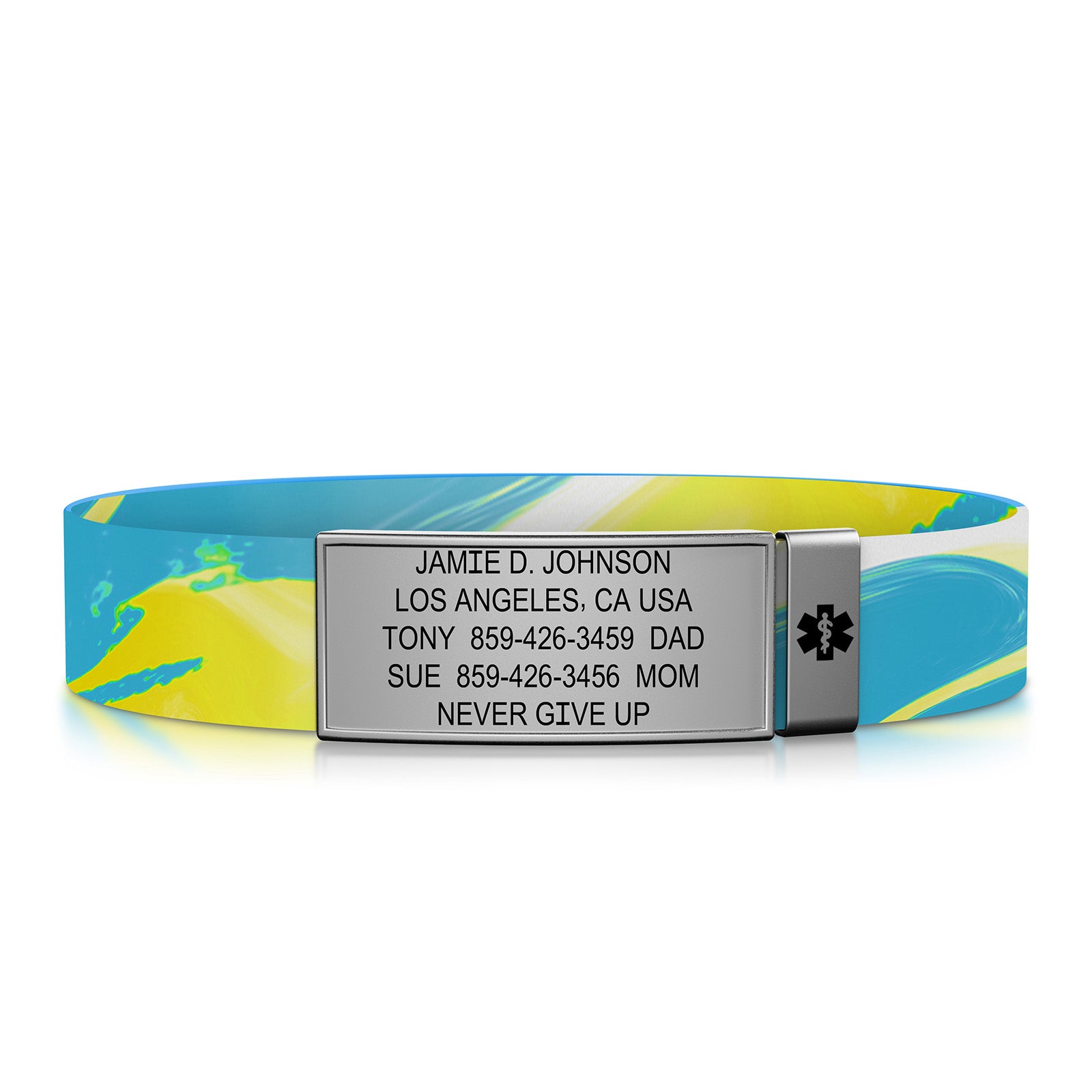 Stretch Medical ID - Kids' - Slate-Slate / Classic | Sandcastle