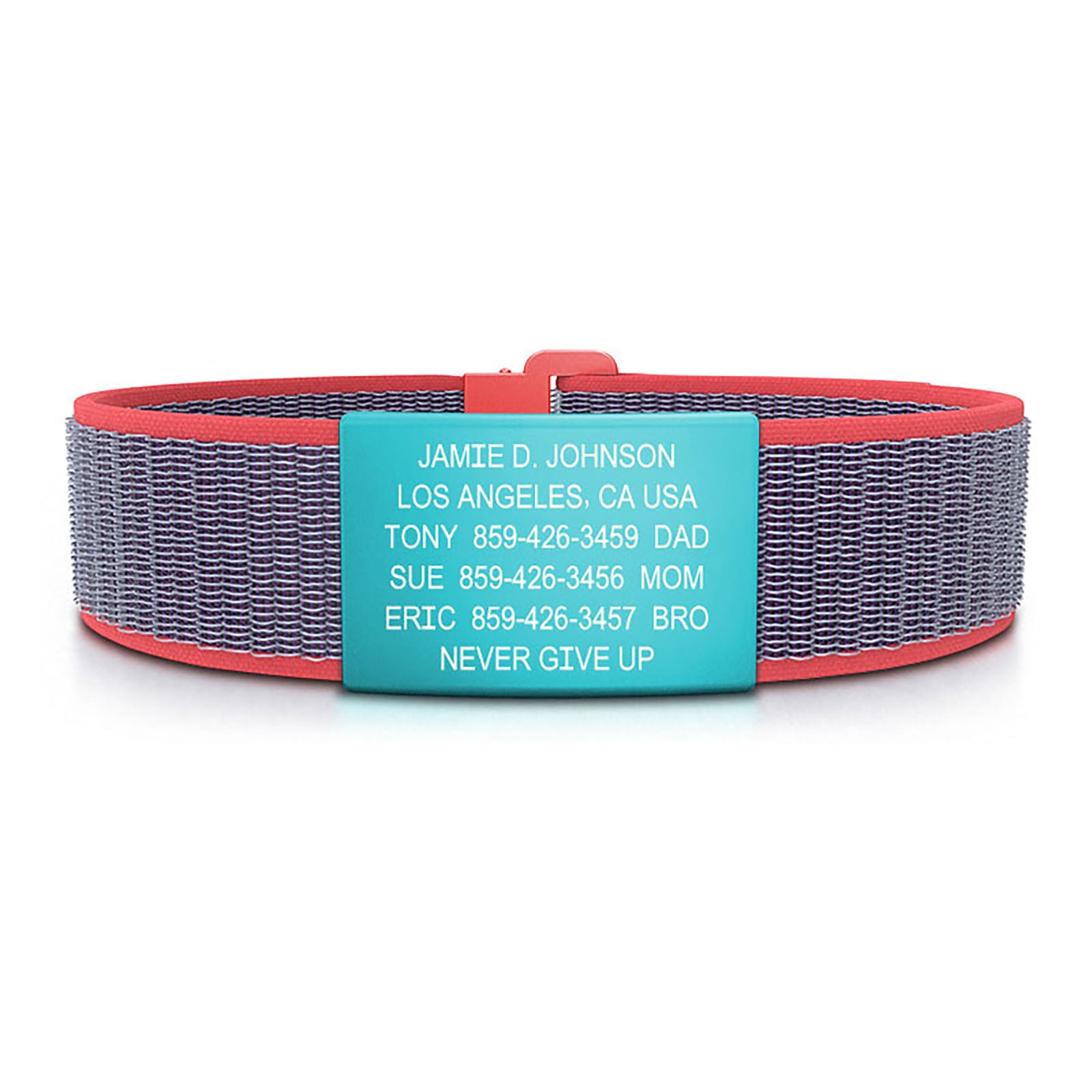 Nylon Loop ID - SM - 19mm / Delta Blue / Classic | Coral