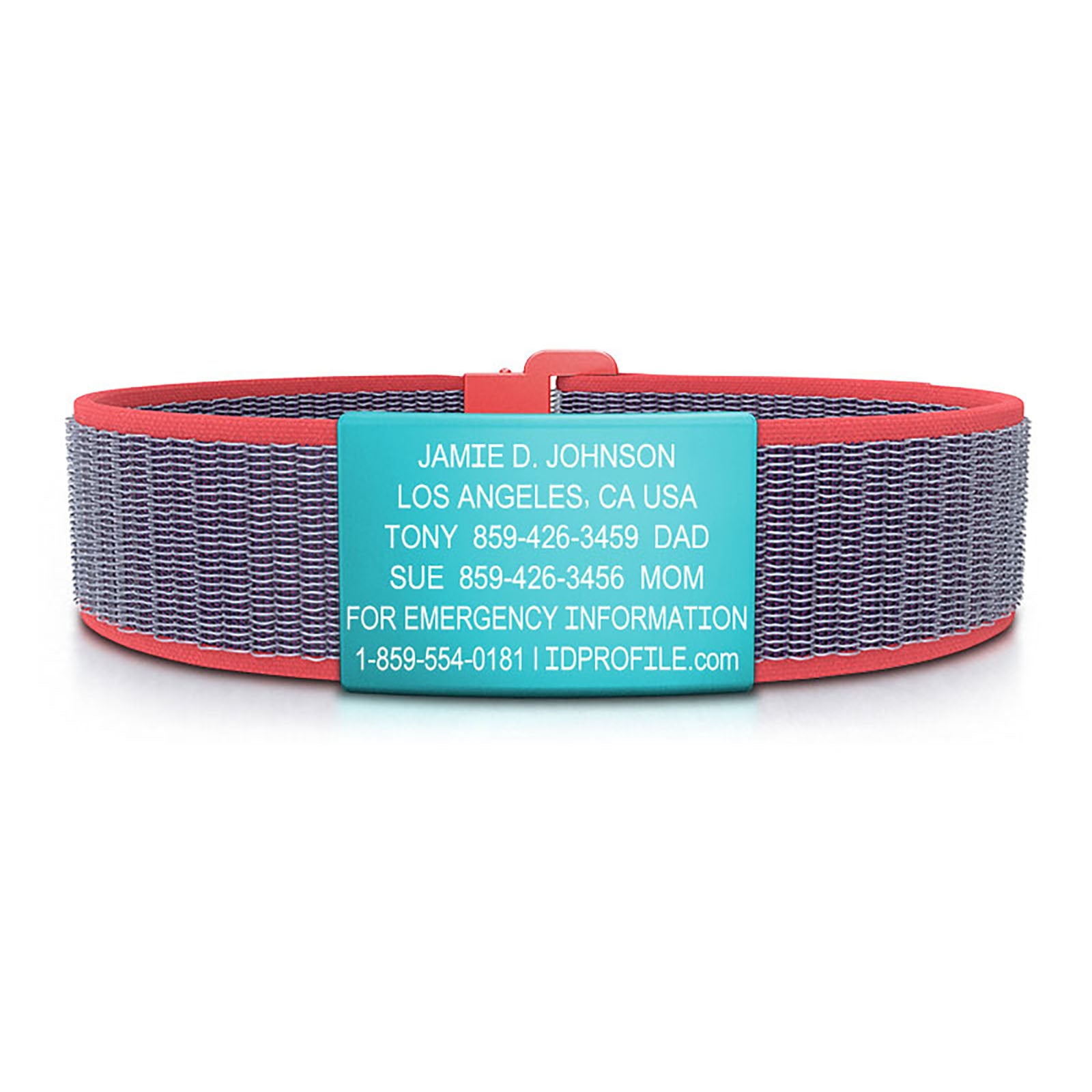 Nylon Loop ID - ML - With iD Profile - 19mm / Delta Blue / Classic | Coral