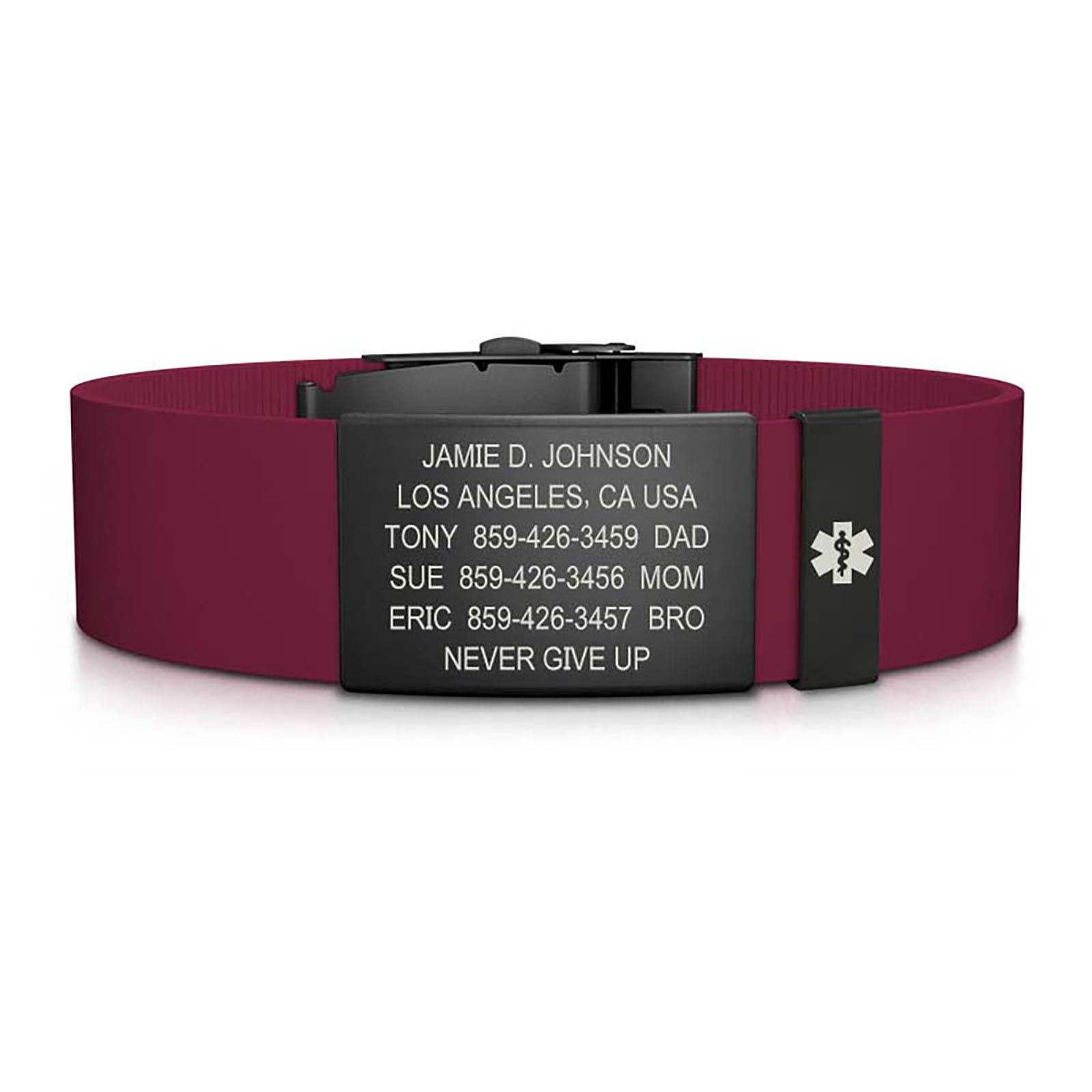 19mm / Graphite-Graphite / Classic | Merlot