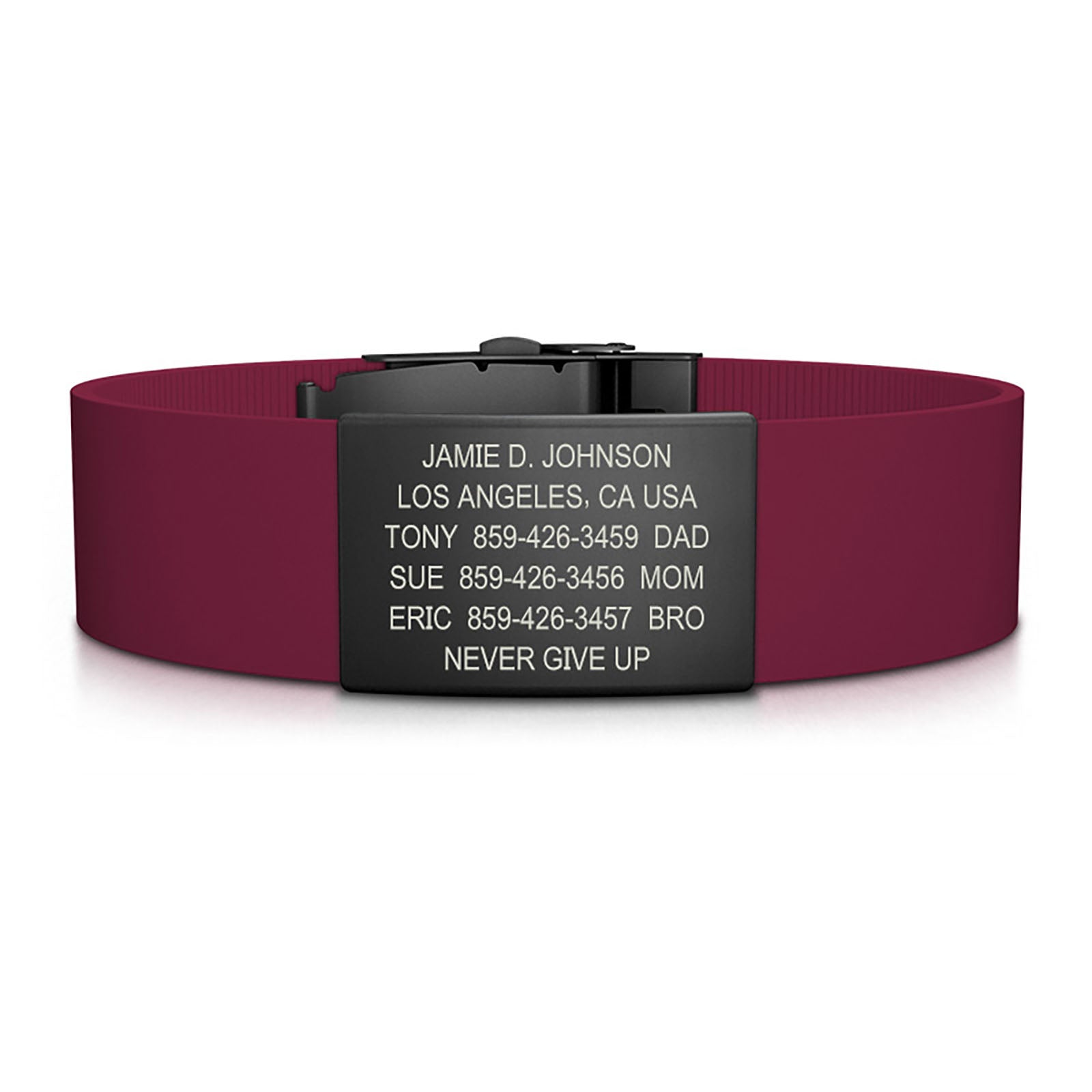 19mm / Graphite / Classic | Merlot