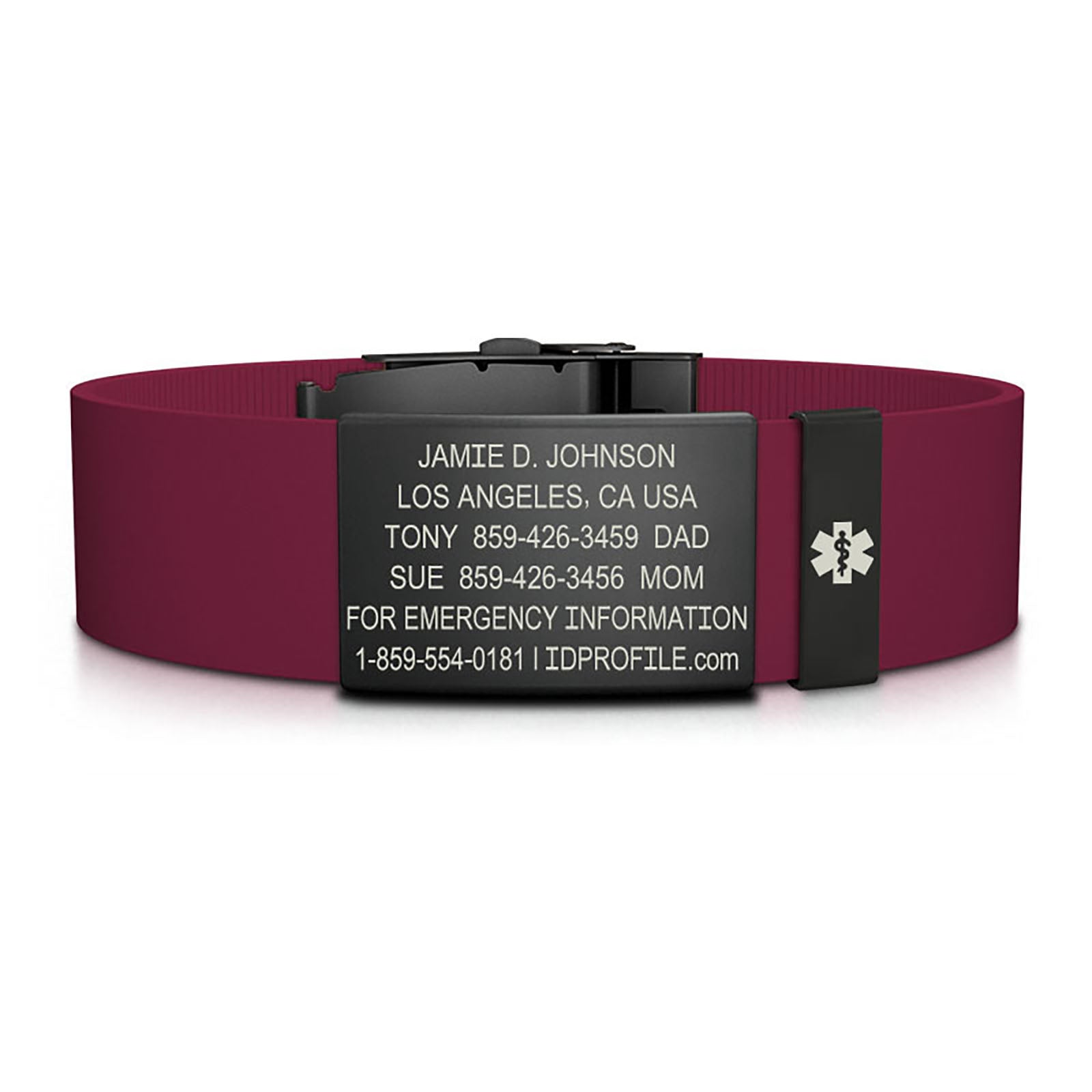 19mm / Graphite-Graphite / Classic | Merlot