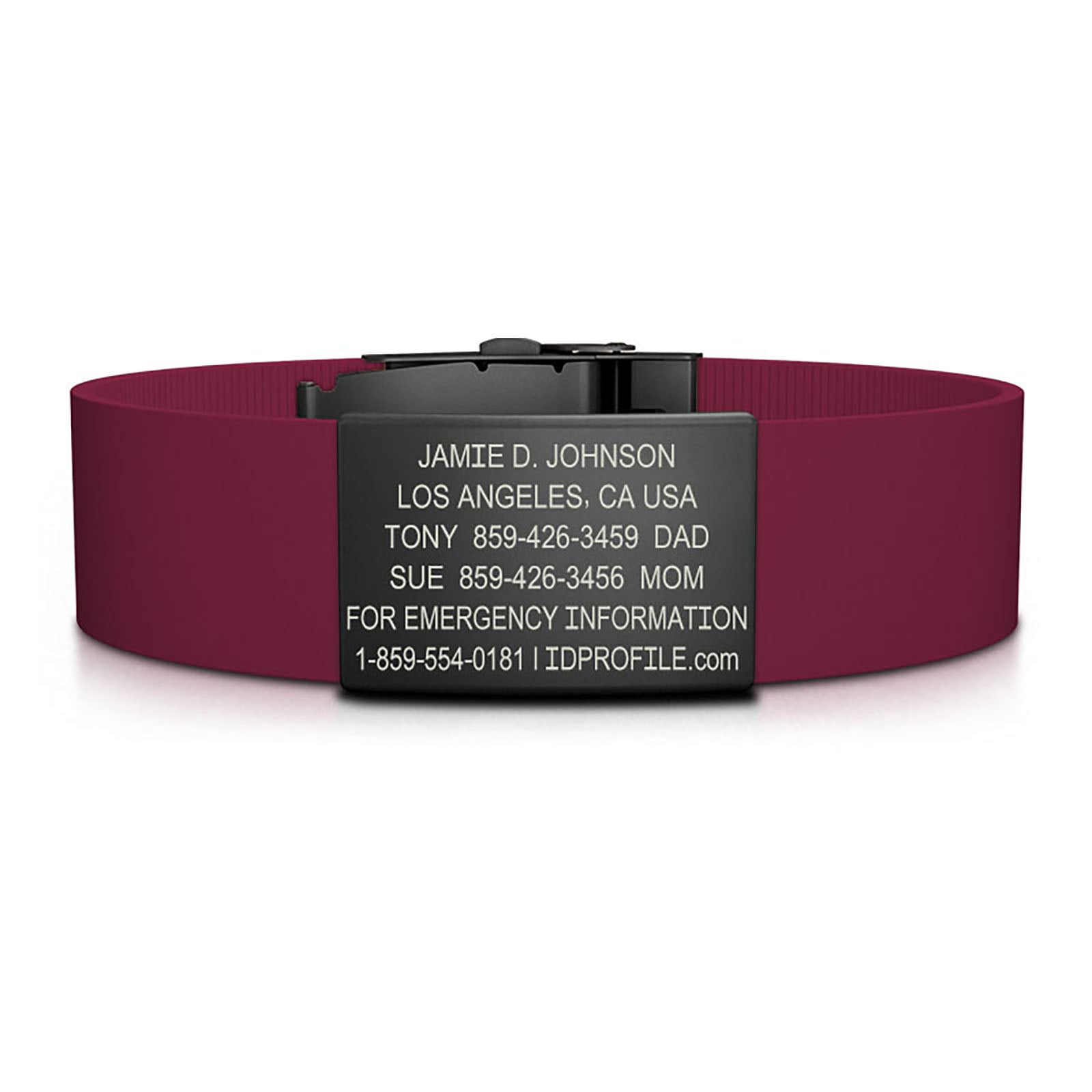 19mm / Graphite / Classic | Merlot