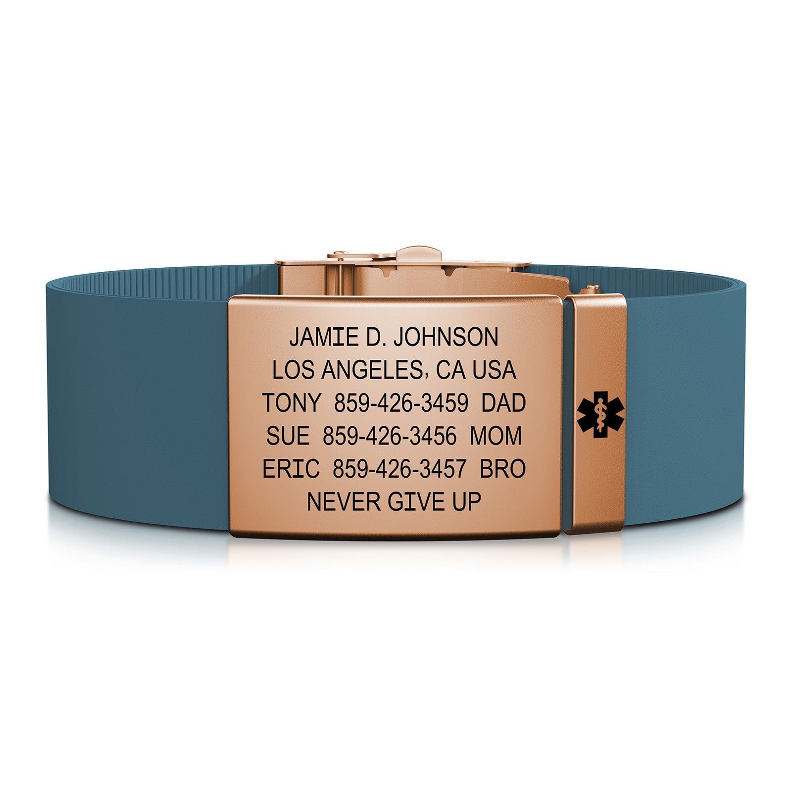 Elite Medical ID - 19mm / Rose Gold-Rose Gold / Classic | Altitude