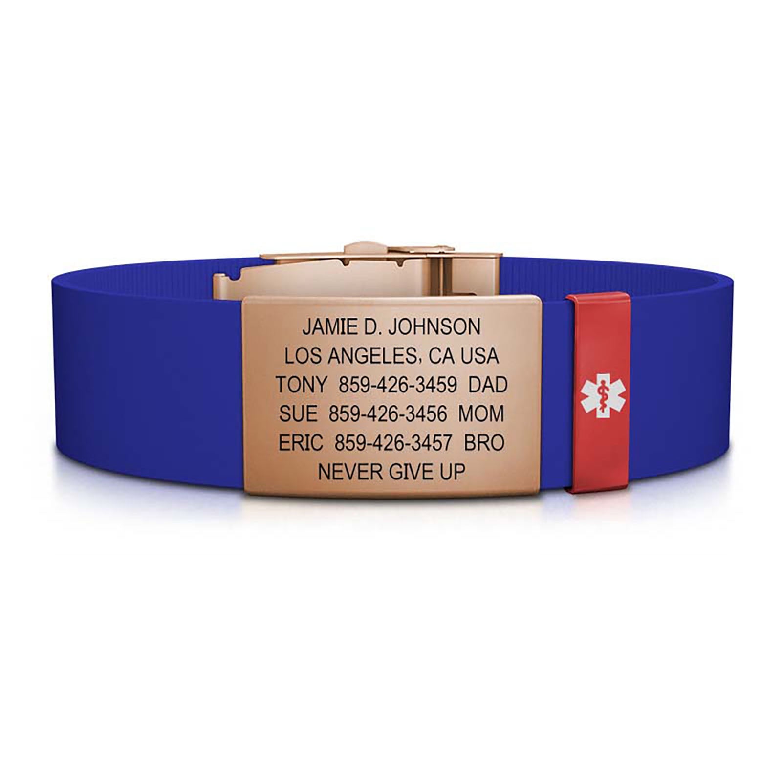 19mm / Rose Gold-Ember / Classic | Blue