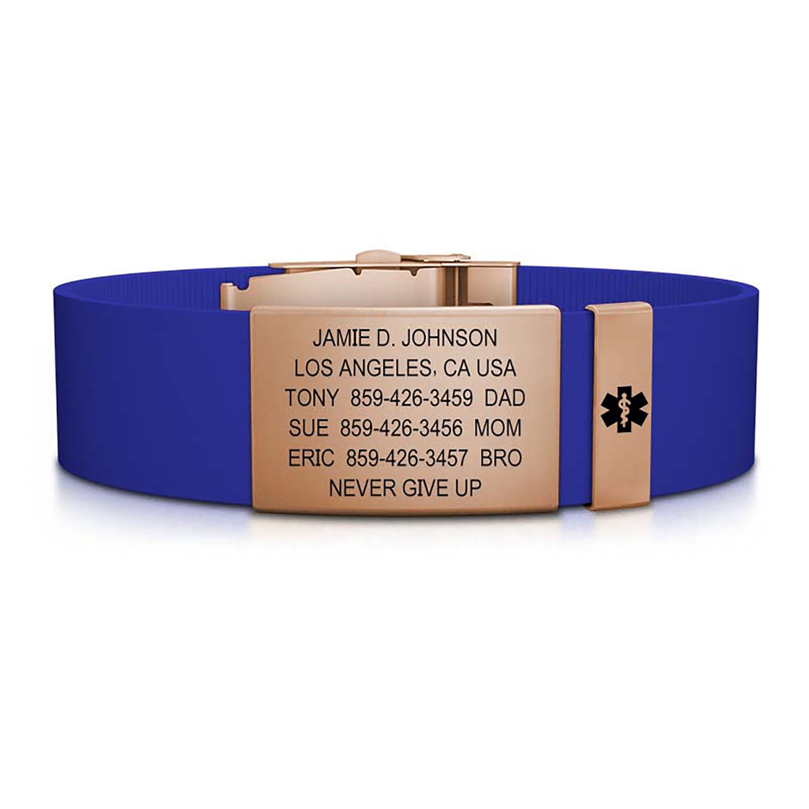 19mm / Rose Gold-Rose Gold / Classic | Blue