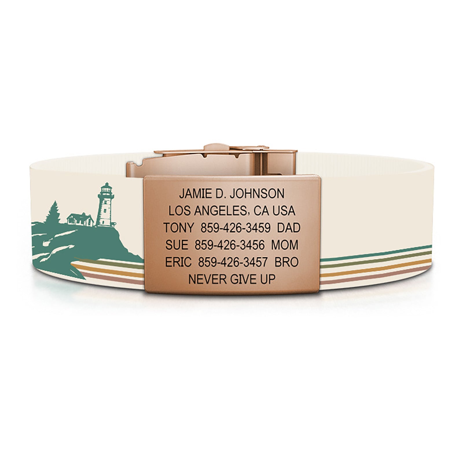 Elite ID - With iD Profile ID 19mm Rose Gold Limited | Northwest Lighthouse ROAD iD