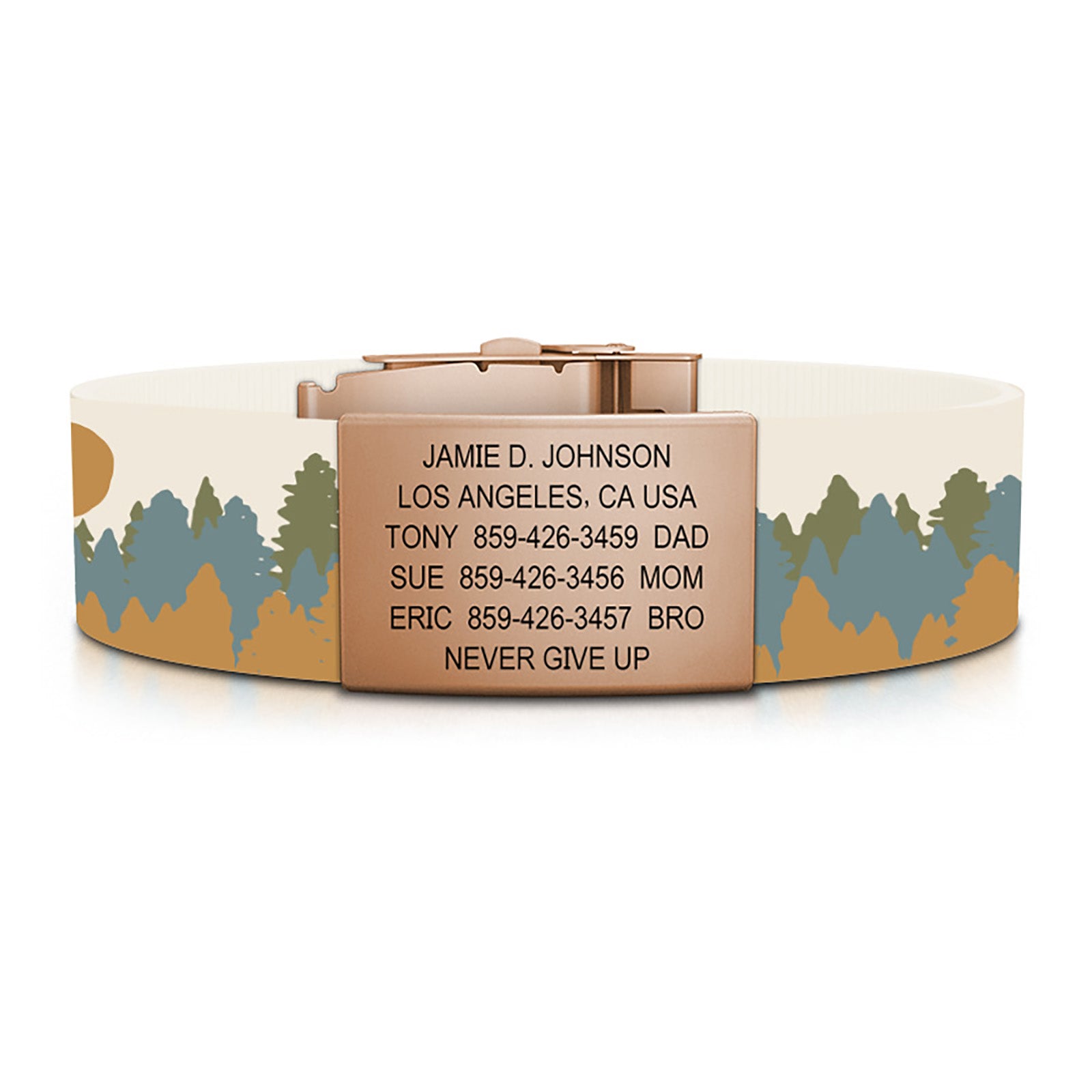 Elite ID - With iD Profile ID 19mm Rose Gold Limited | Pine Forest ROAD iD
