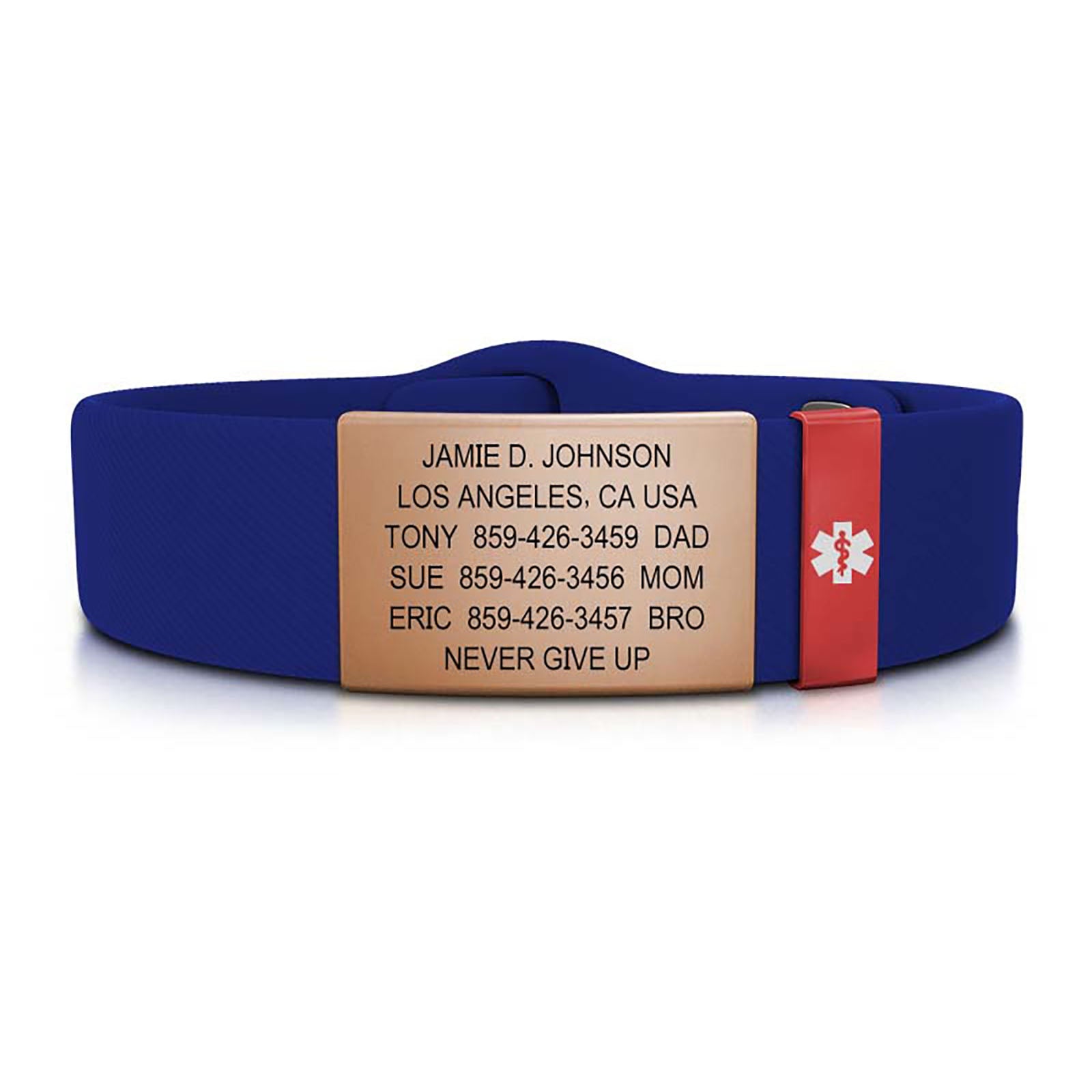 19mm / Rose Gold-Ember / Classic | Blue