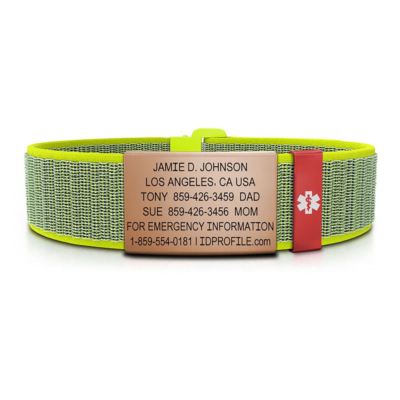 Nylon Loop Medical ID - SM - With iD Profile ID 19mm - ROAD iD