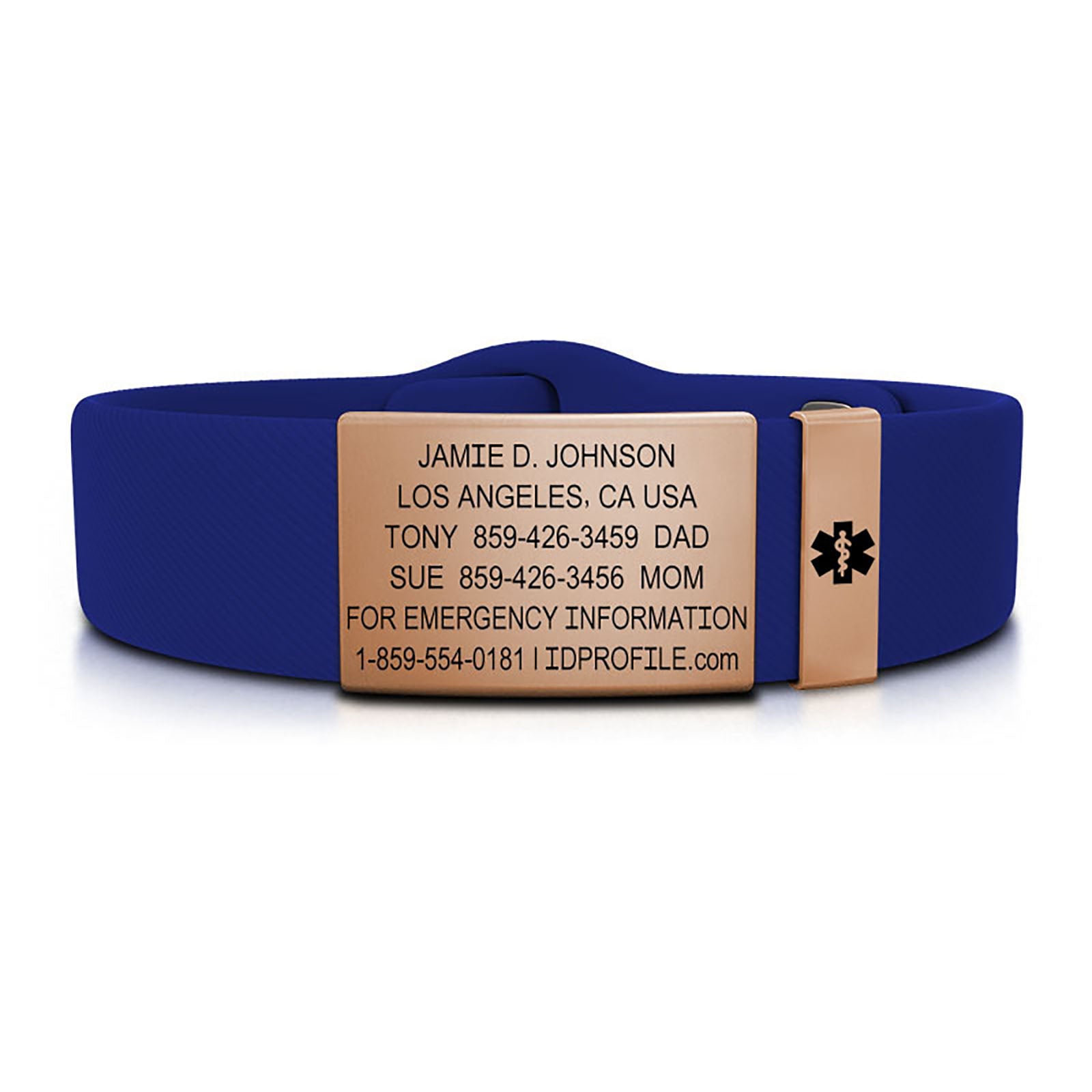 19mm / Rose Gold-Rose Gold / Classic | Blue