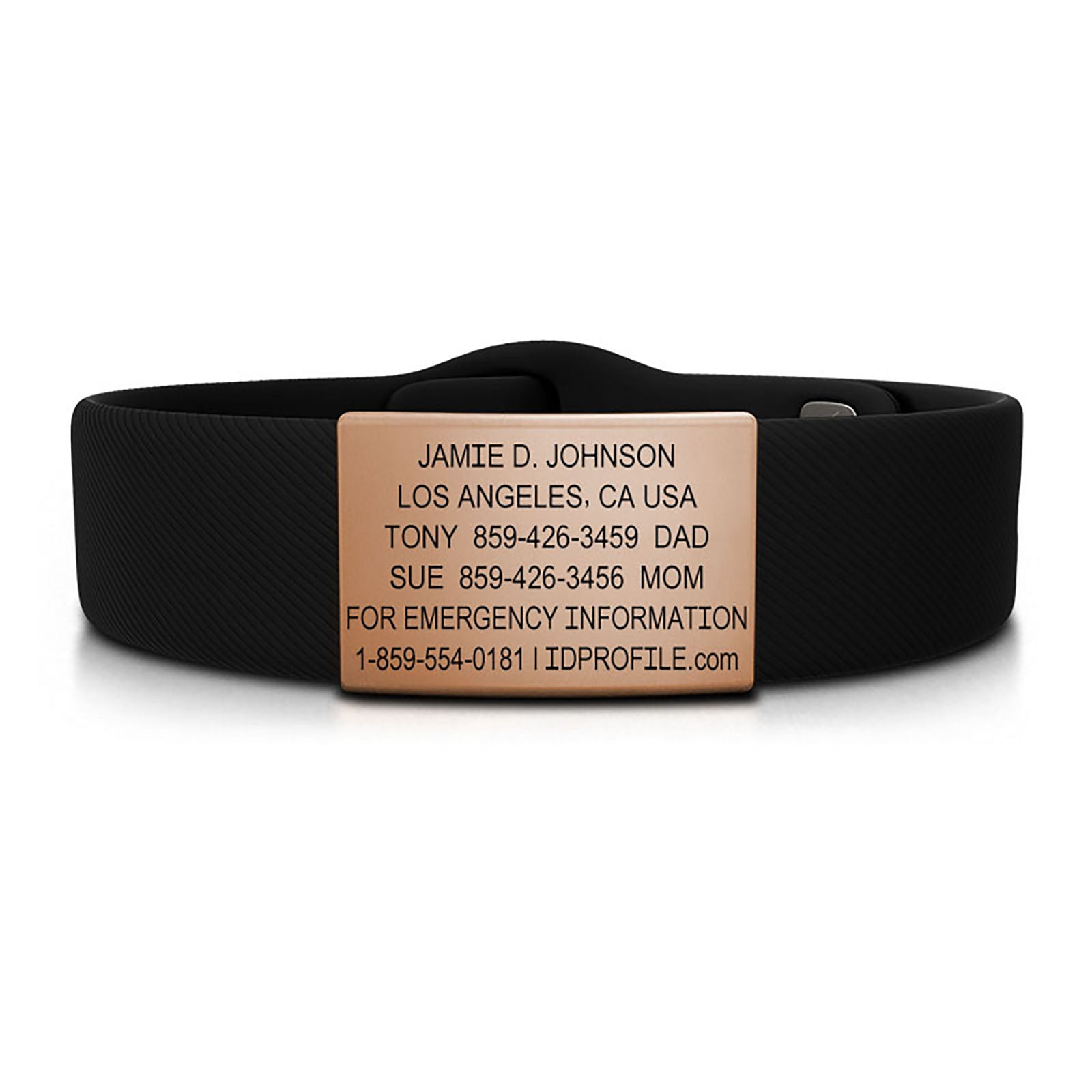 19mm / Rose Gold / Classic | Black