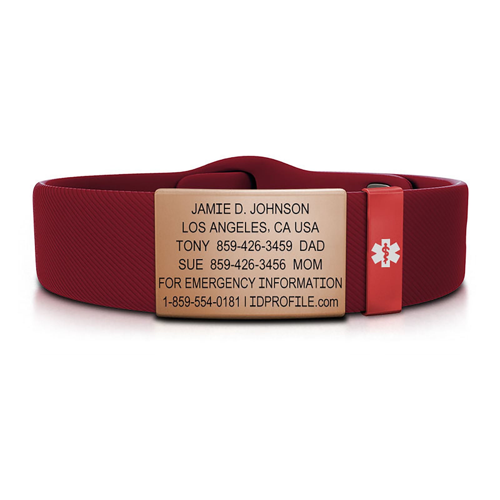 19mm / Rose Gold-Ember / Classic | Merlot