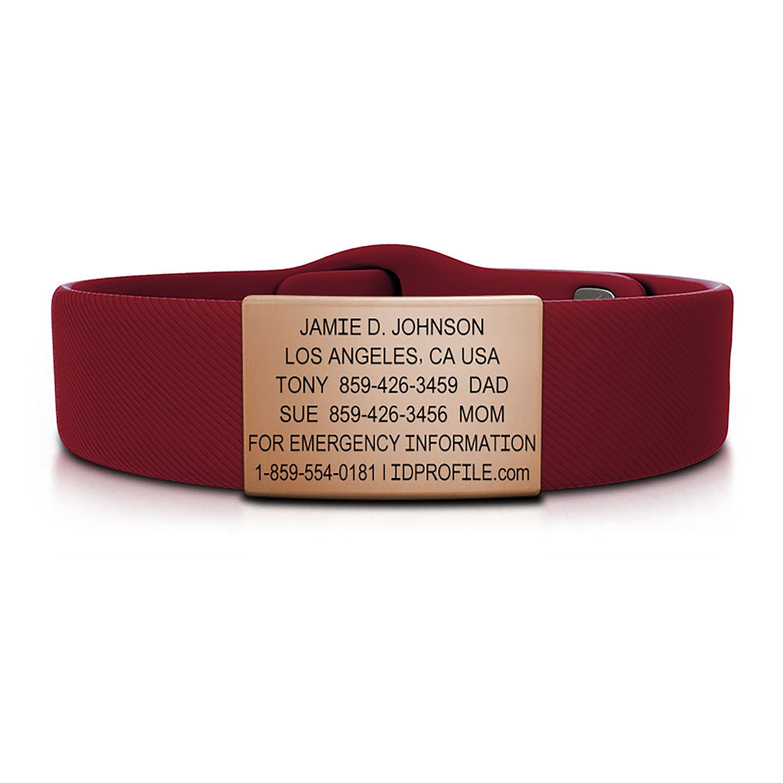 19mm / Rose Gold / Classic | Merlot