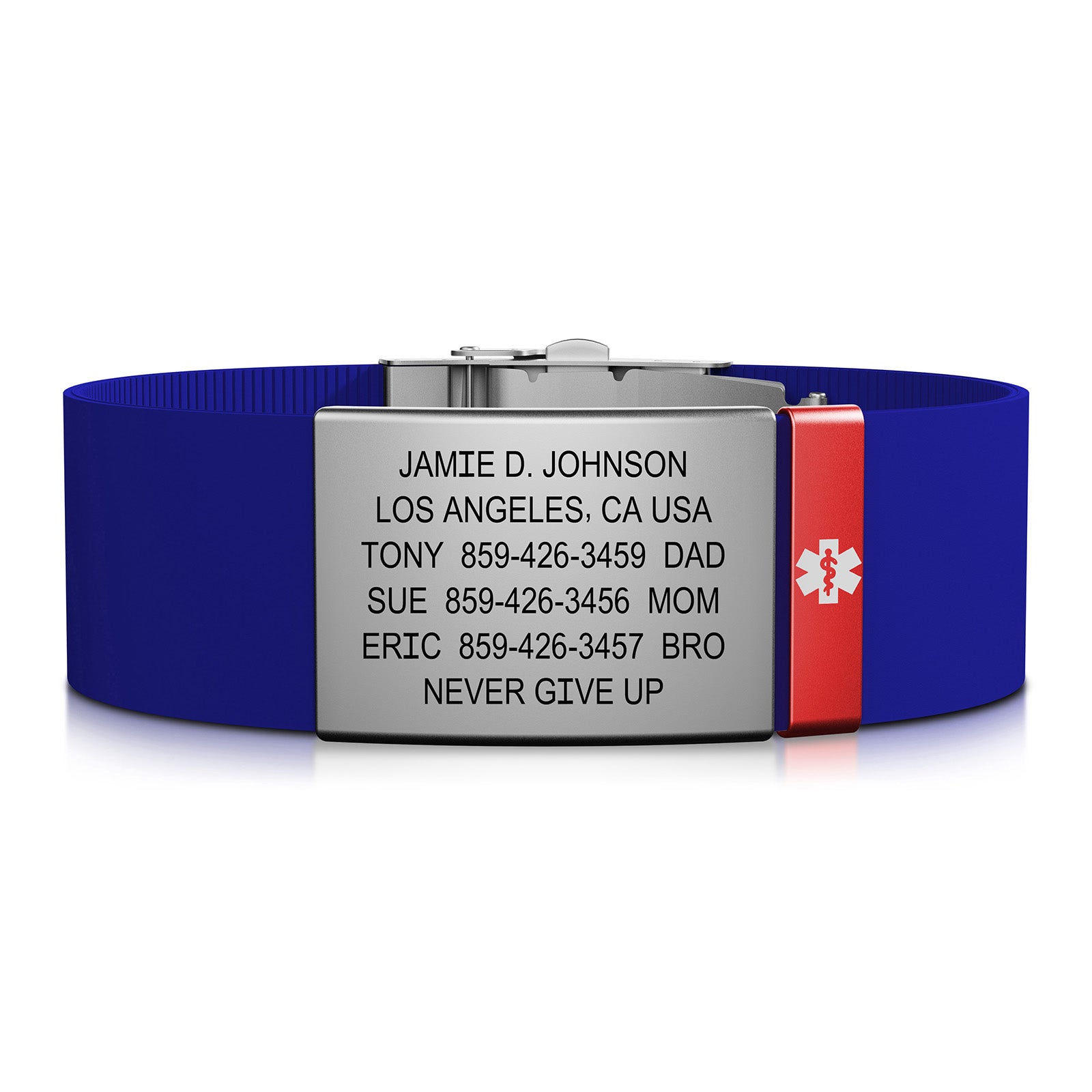 Elite Medical ID - 19mm / Slate-Ember / Classic | Blue