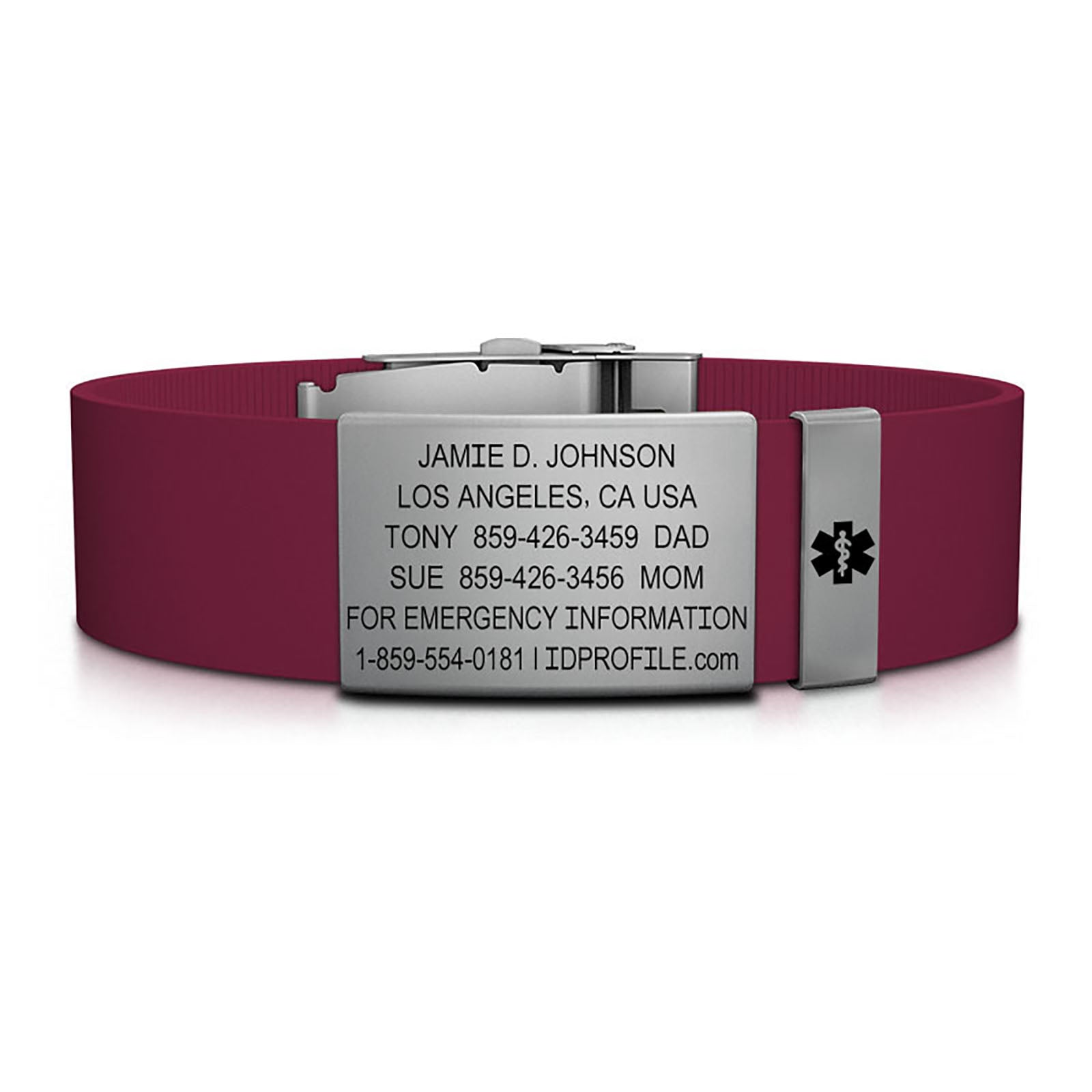 19mm / Slate-Slate / Classic | Merlot