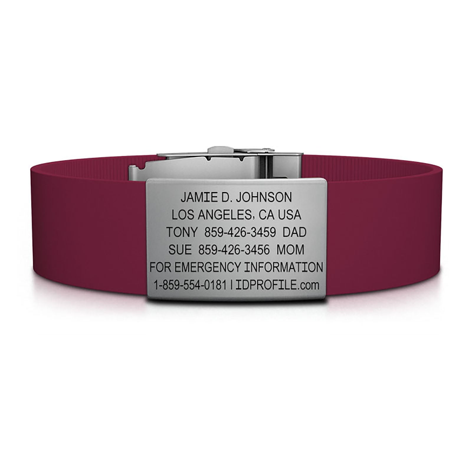 19mm / Slate / Classic | Merlot