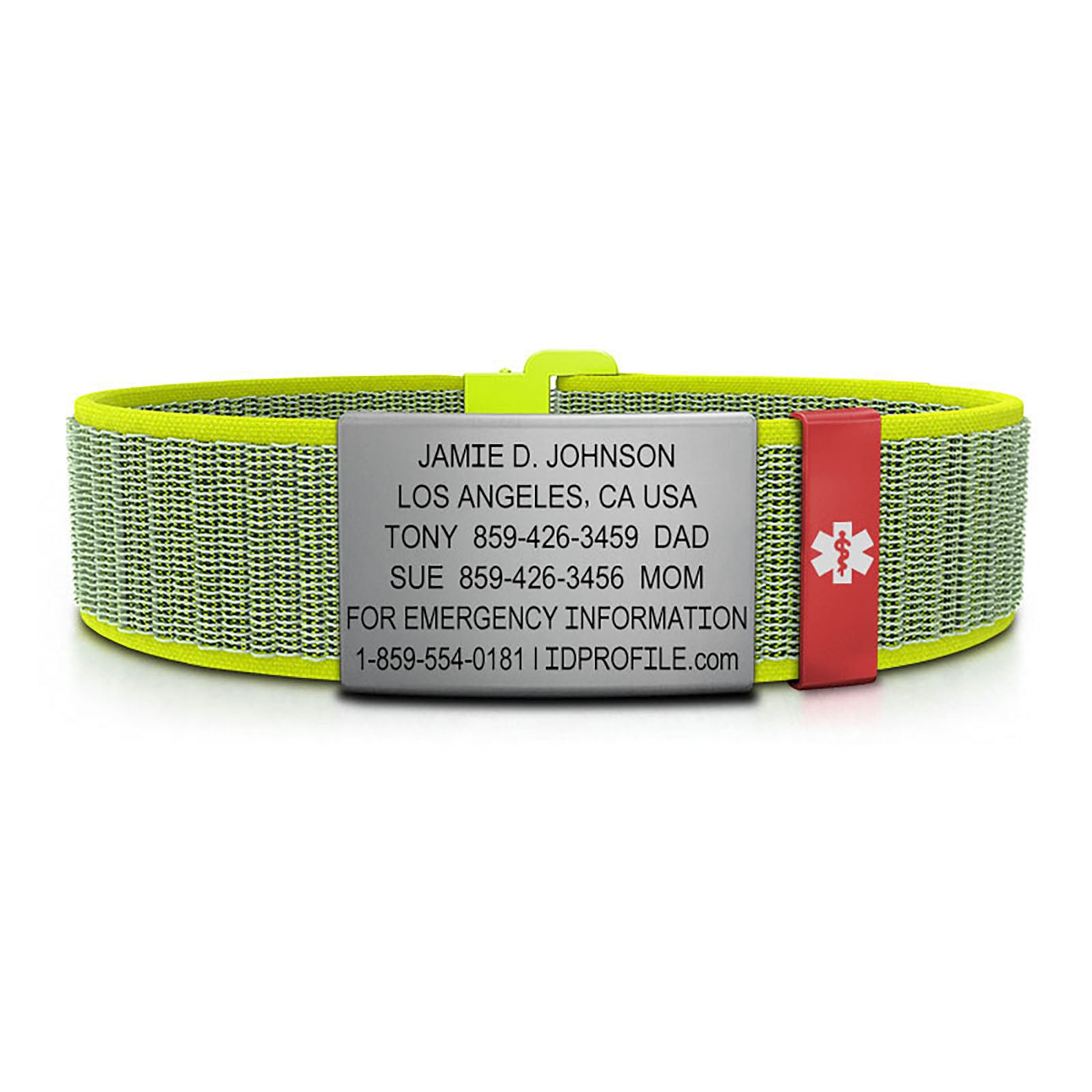 Nylon Loop Medical ID - SM - With iD Profile ID 19mm - ROAD iD
